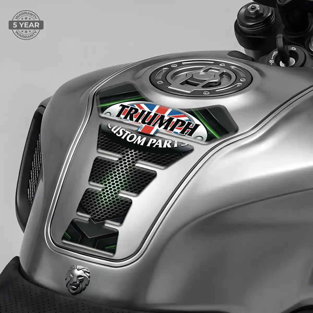 Triumph Tank Pad Fuse Motorcycle Refined Design