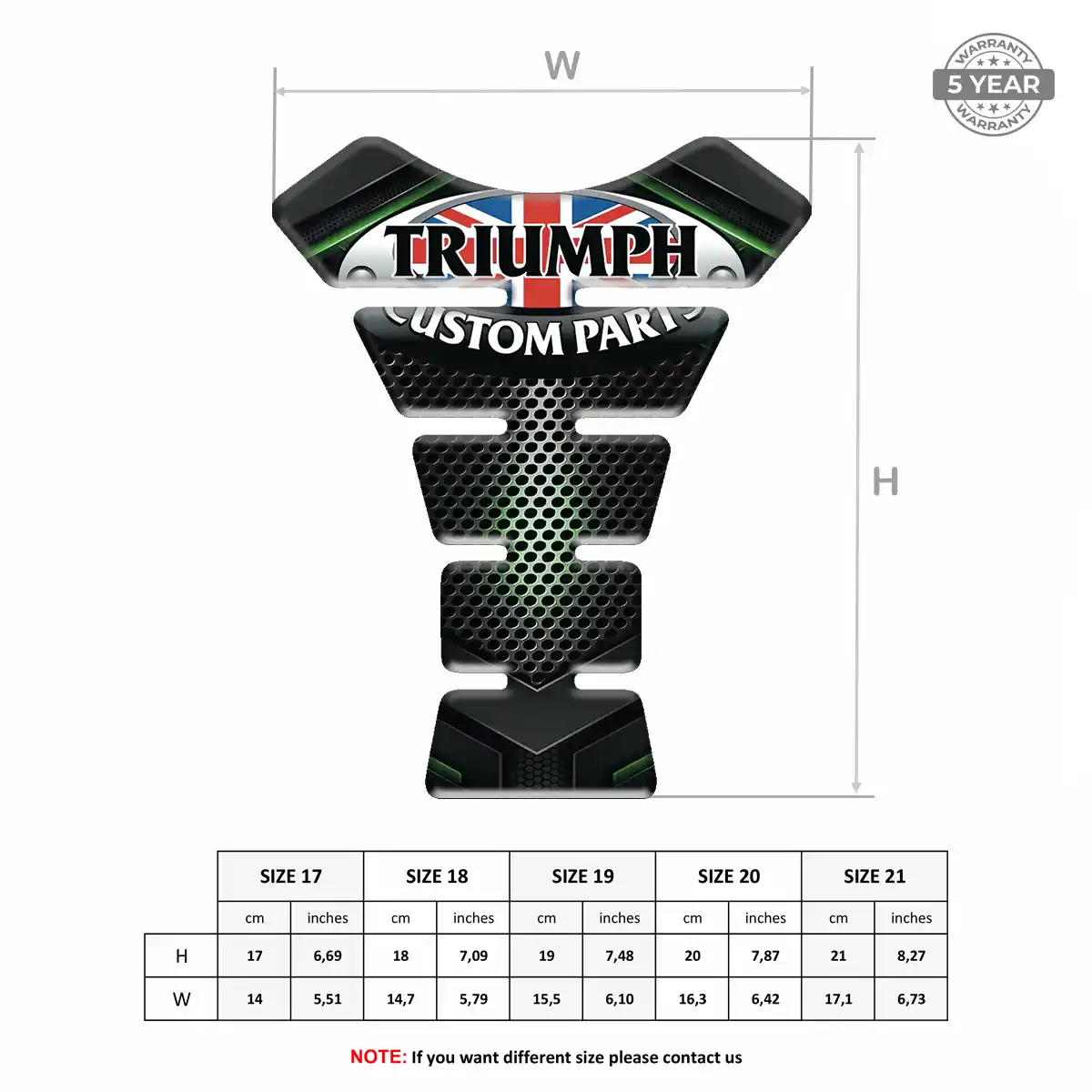 Triumph Tank Pad Fuse Motorcycle Refined Design