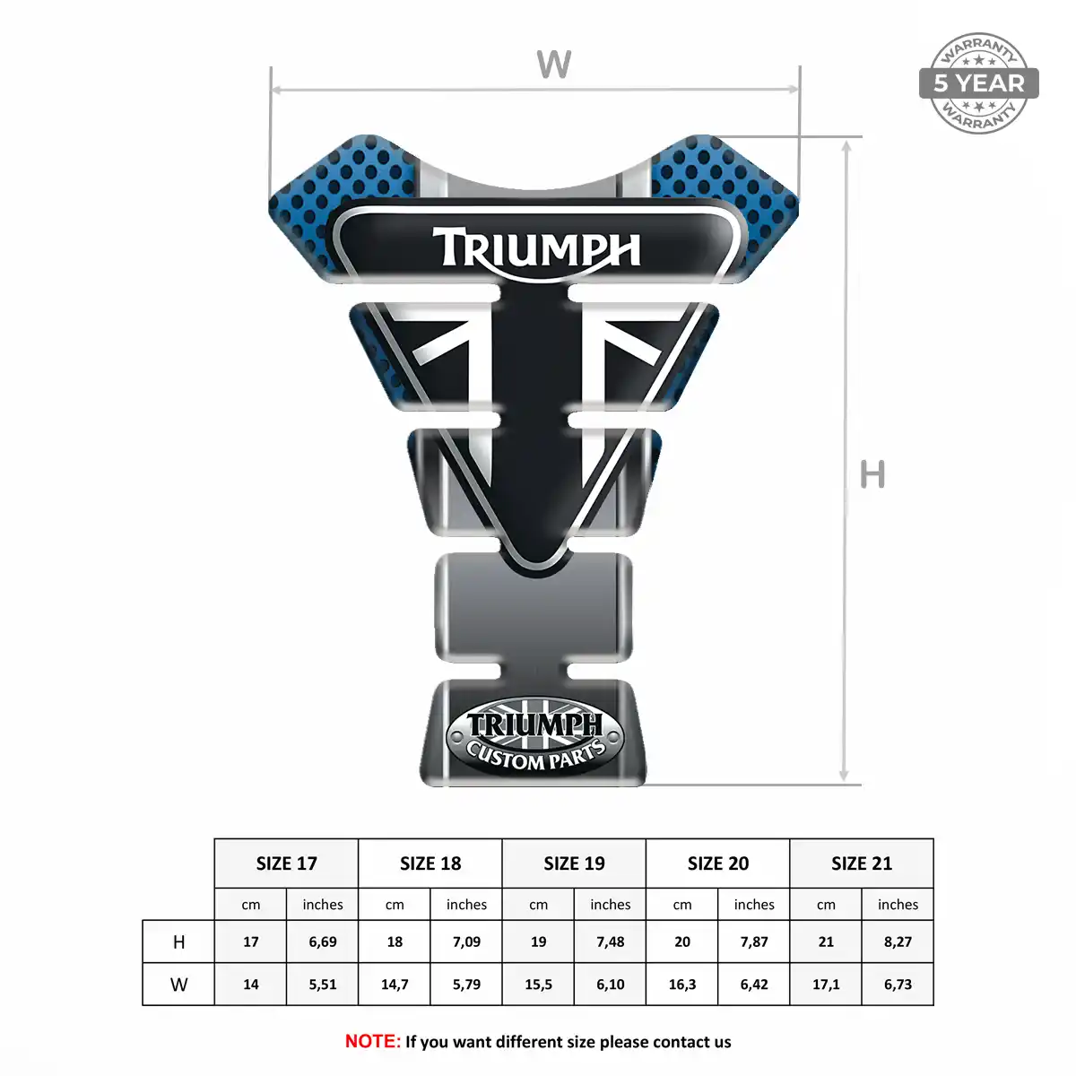Triumph Tank Pad Fuse Refined Design