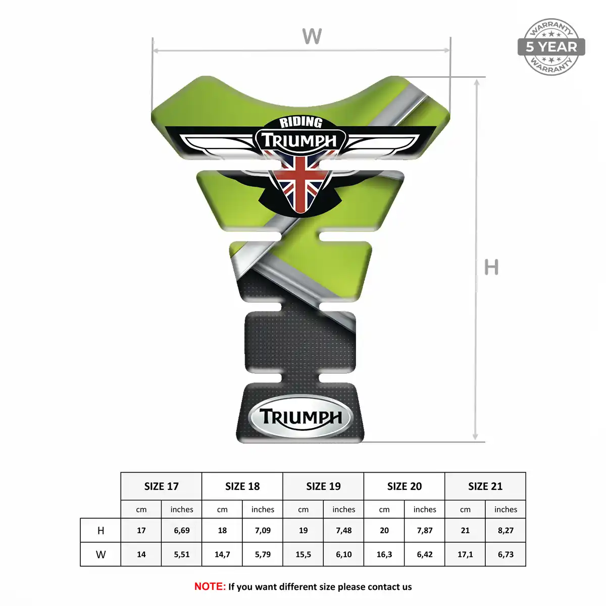 Triumph Tank Pad Fuse Signature Grade