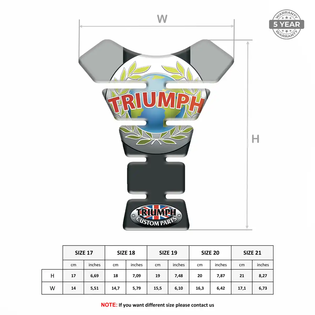 Triumph Tank Pad Guard Elite Edition
