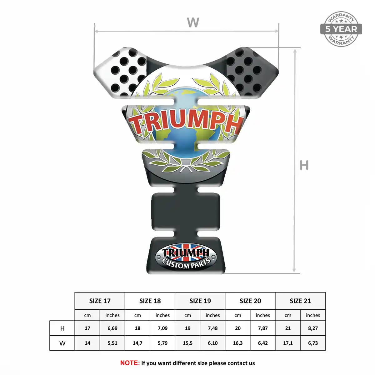 Triumph Tank Pad Guard Exclusive Series