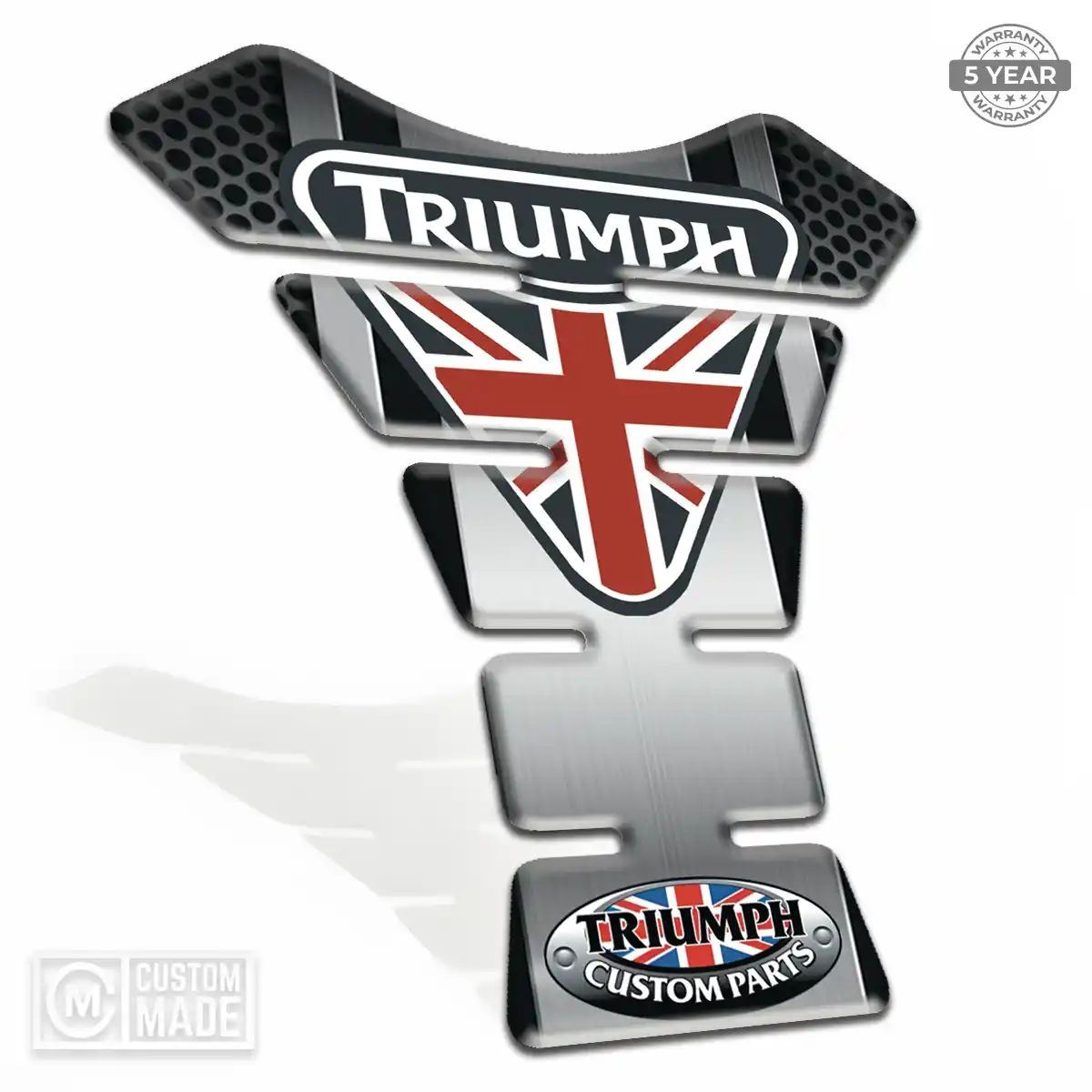 Triumph Tank Pad Guard Motorbike Sleek Style