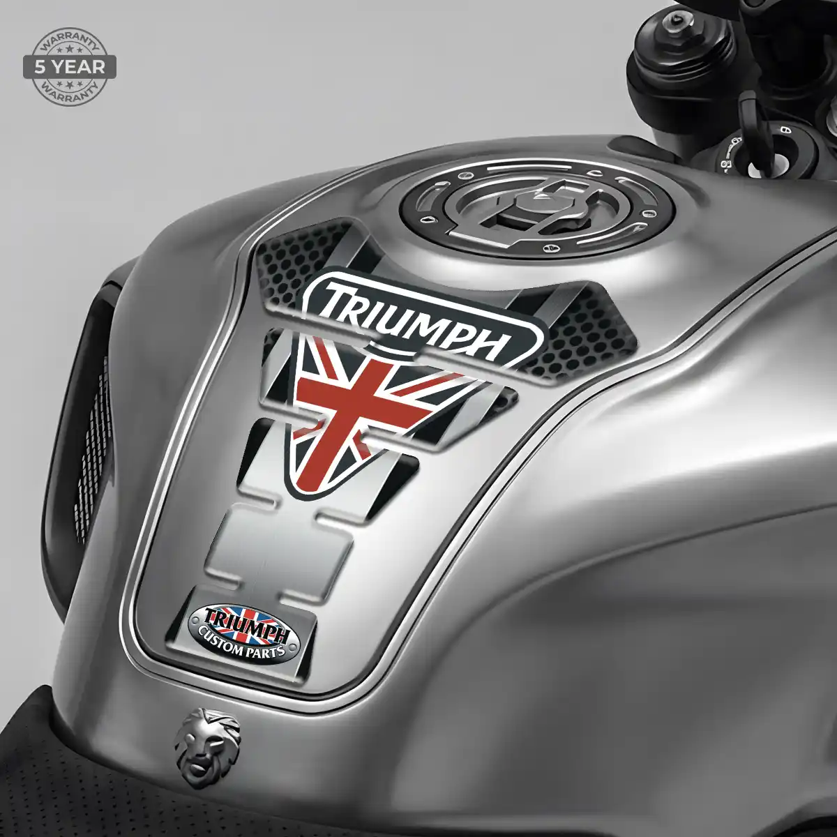 Triumph Tank Pad Guard Motorbike Sleek Style