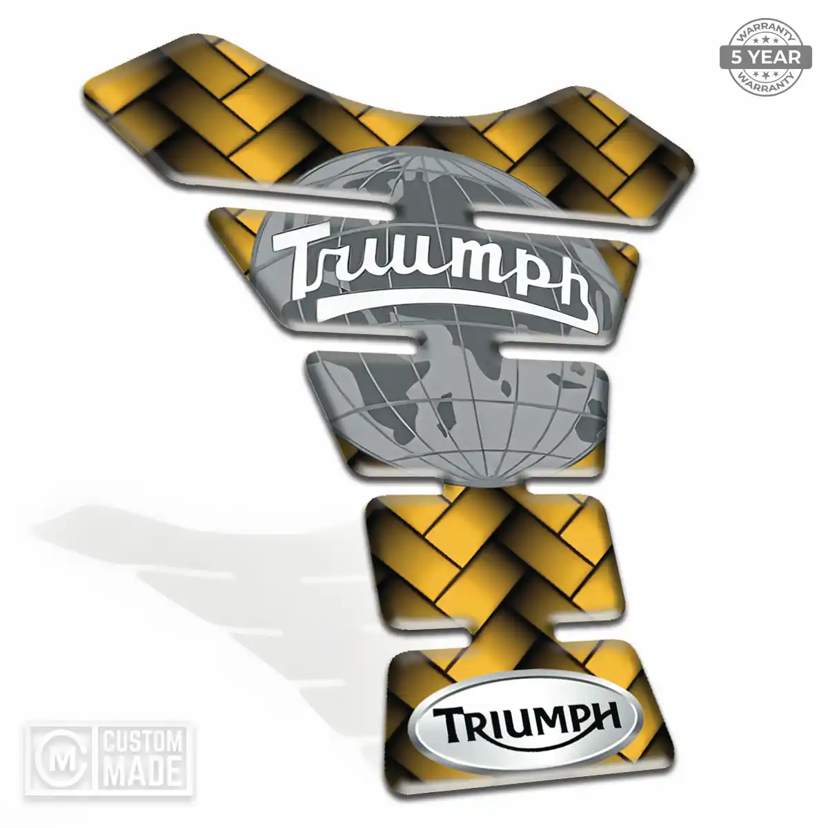 Triumph Tank Pad Guard Motorcycle Sleek Style