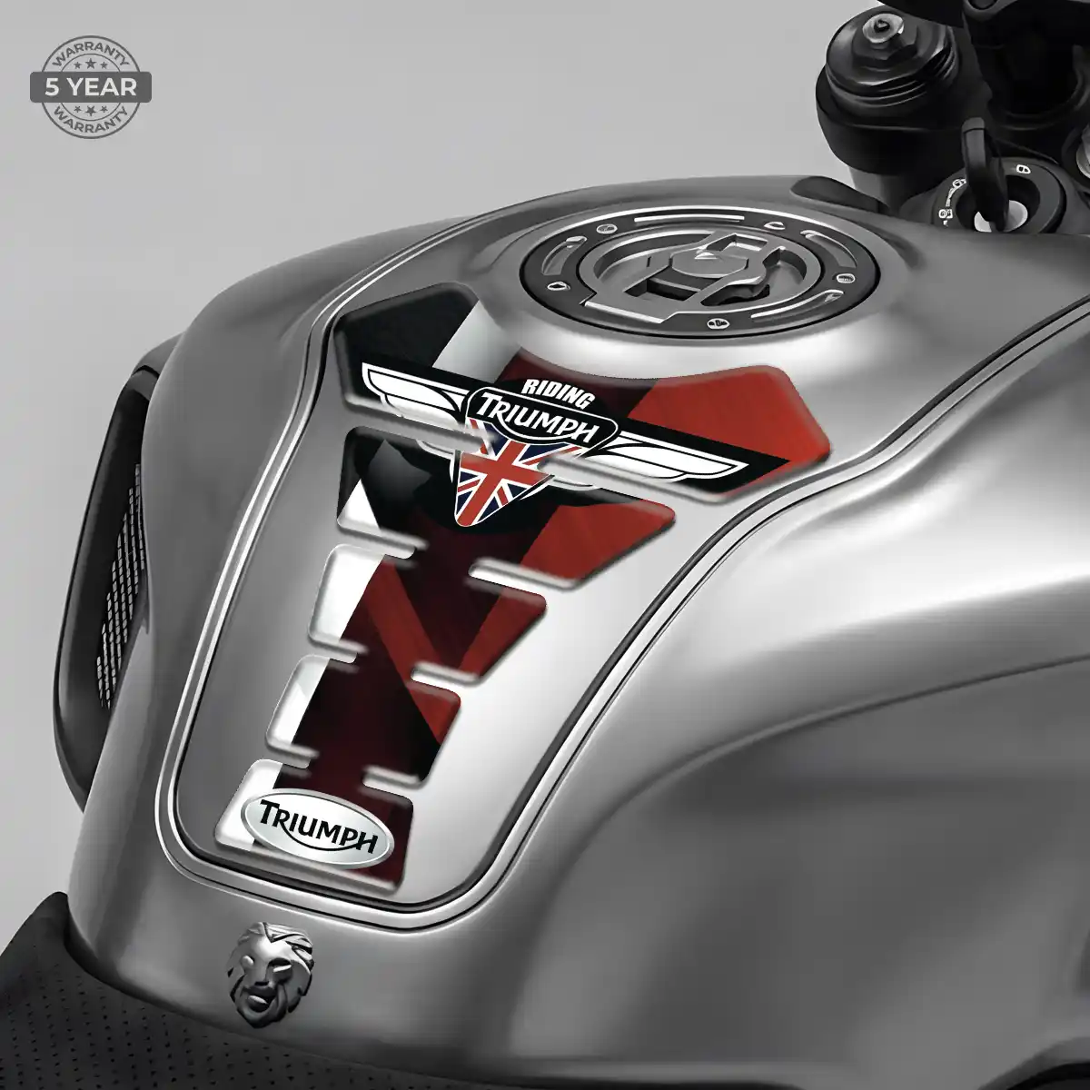 Triumph Tank Pad Motorbike Refined Design
