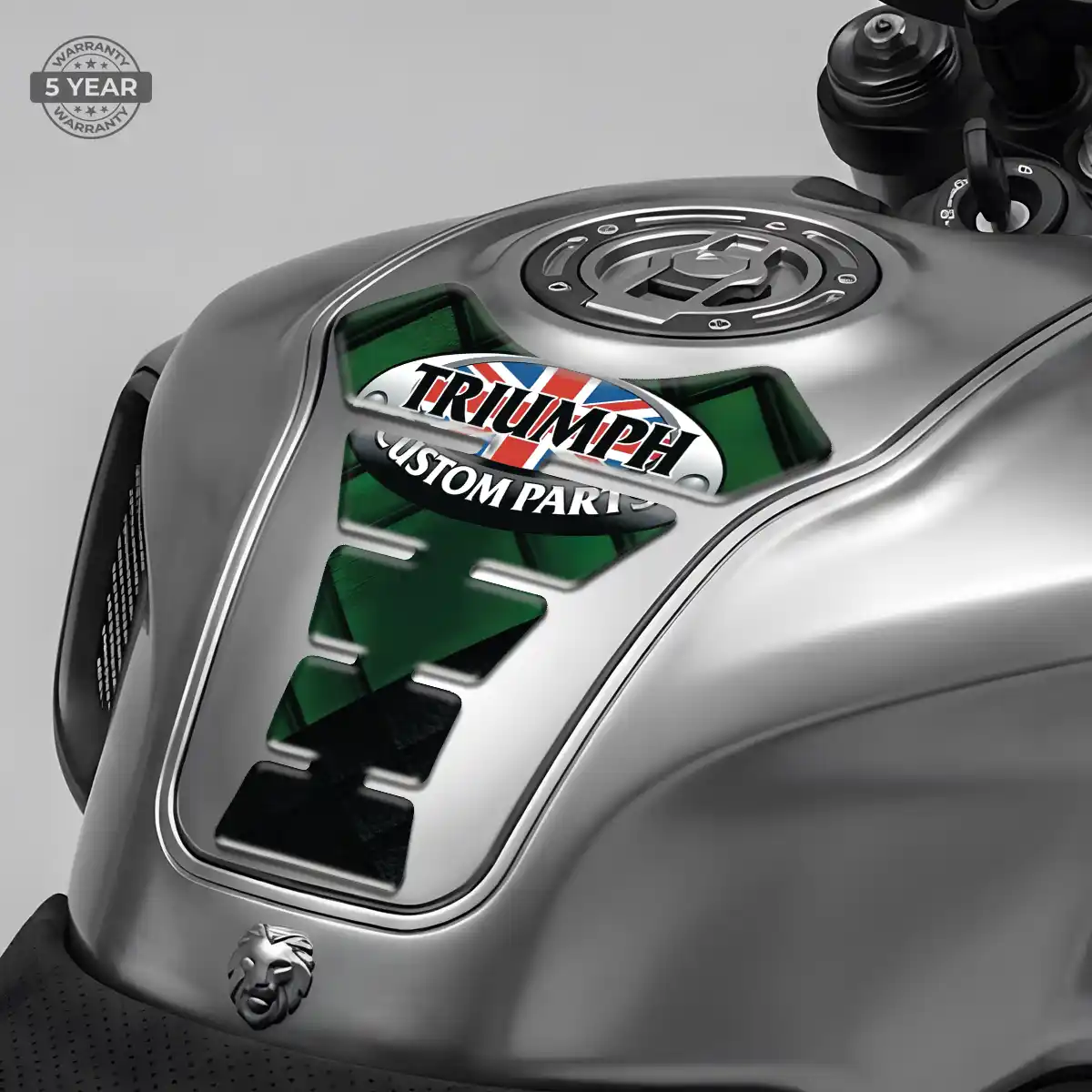 Triumph Tank Pad Motorbike Sleek Style