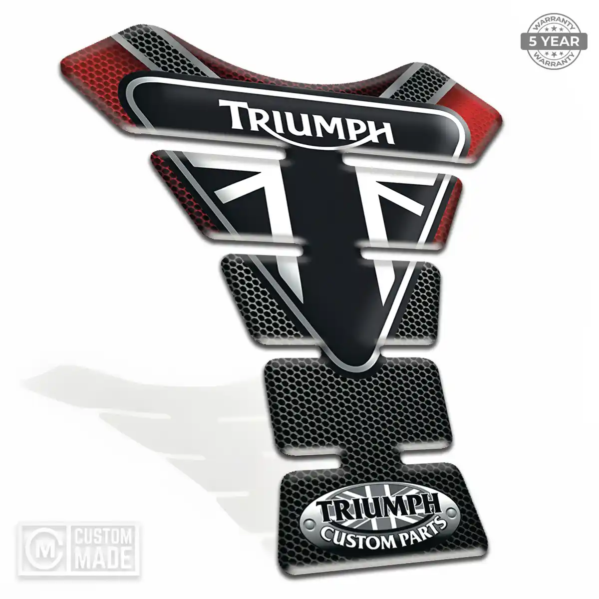 Triumph Tank Pad Motorcycle Elite Finish