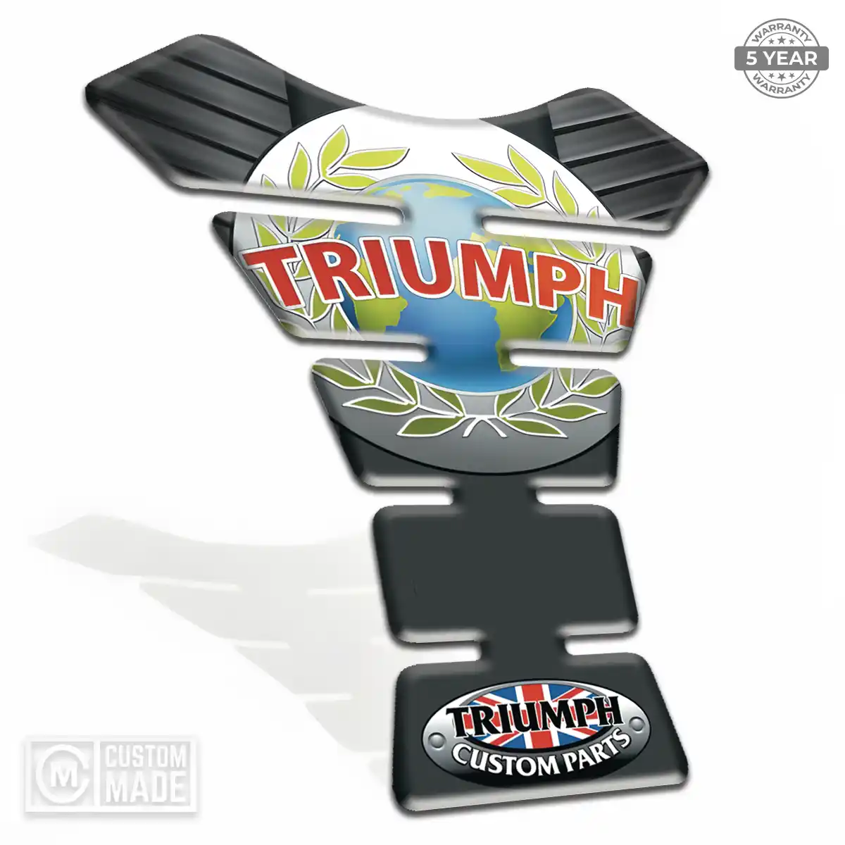 Triumph Tank Pad Motorcycle Refined Design