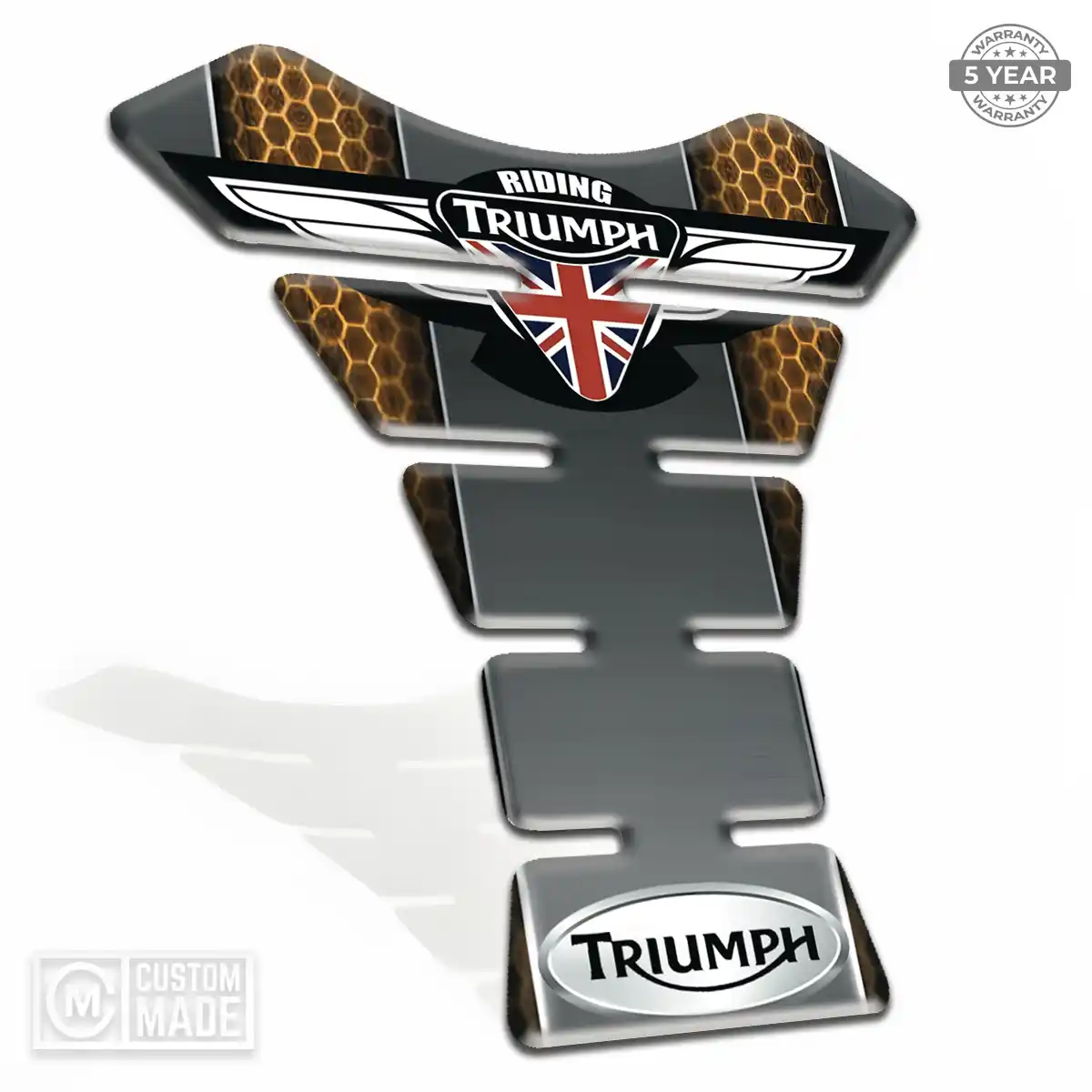 Triumph Tank Pad Protector Motorbike Refined Design