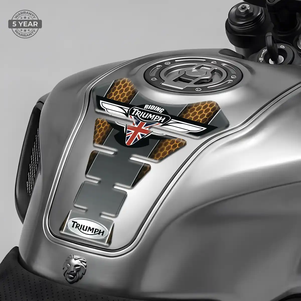 Triumph Tank Pad Protector Motorbike Refined Design