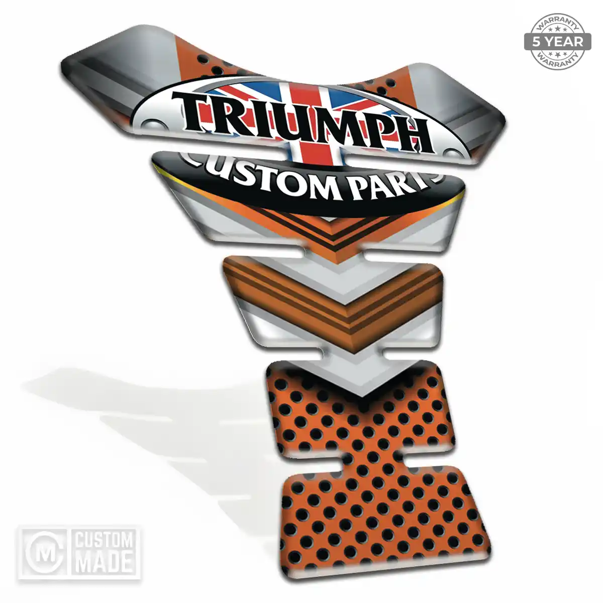 Triumph Tank Pad Protector Motorcycle Prestige Line