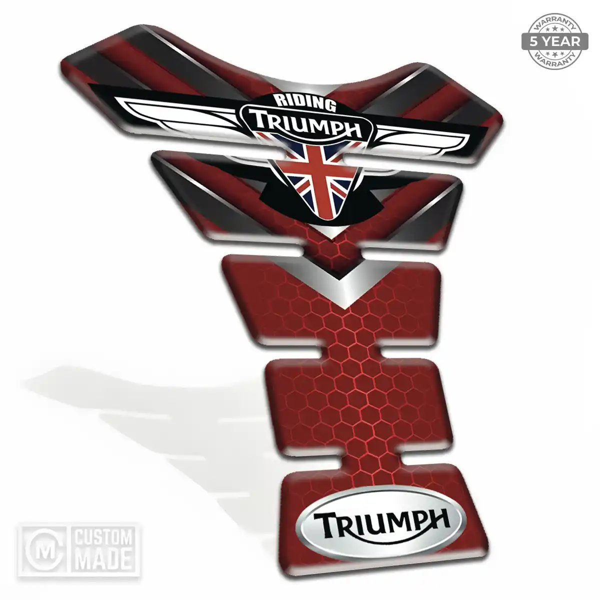 Triumph Tank Pad Protector Motorcycle Sleek Style