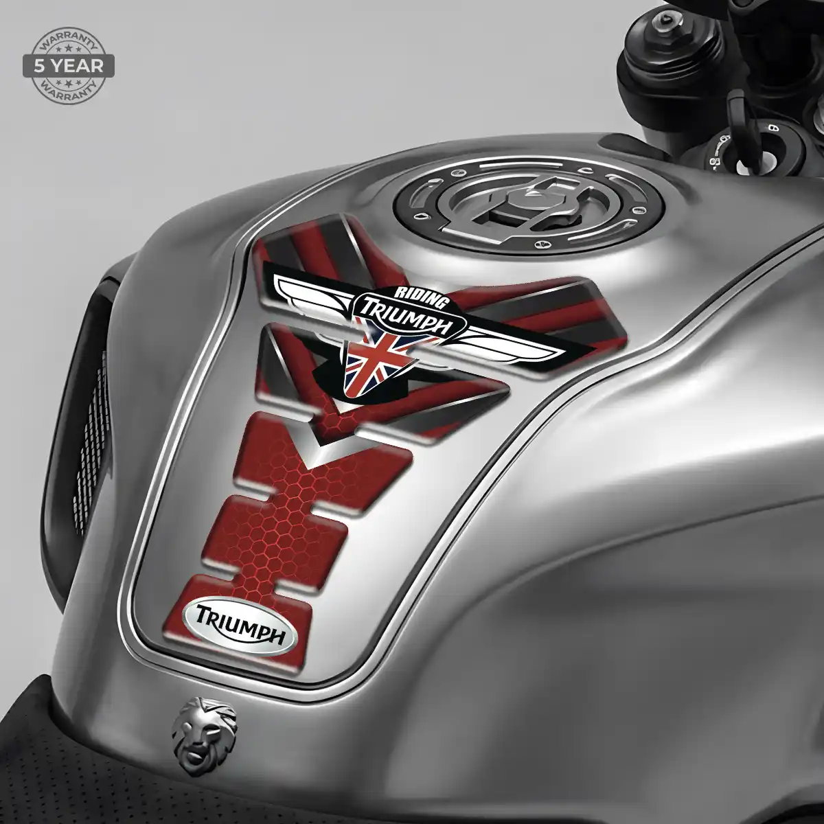 Triumph Tank Pad Protector Motorcycle Sleek Style