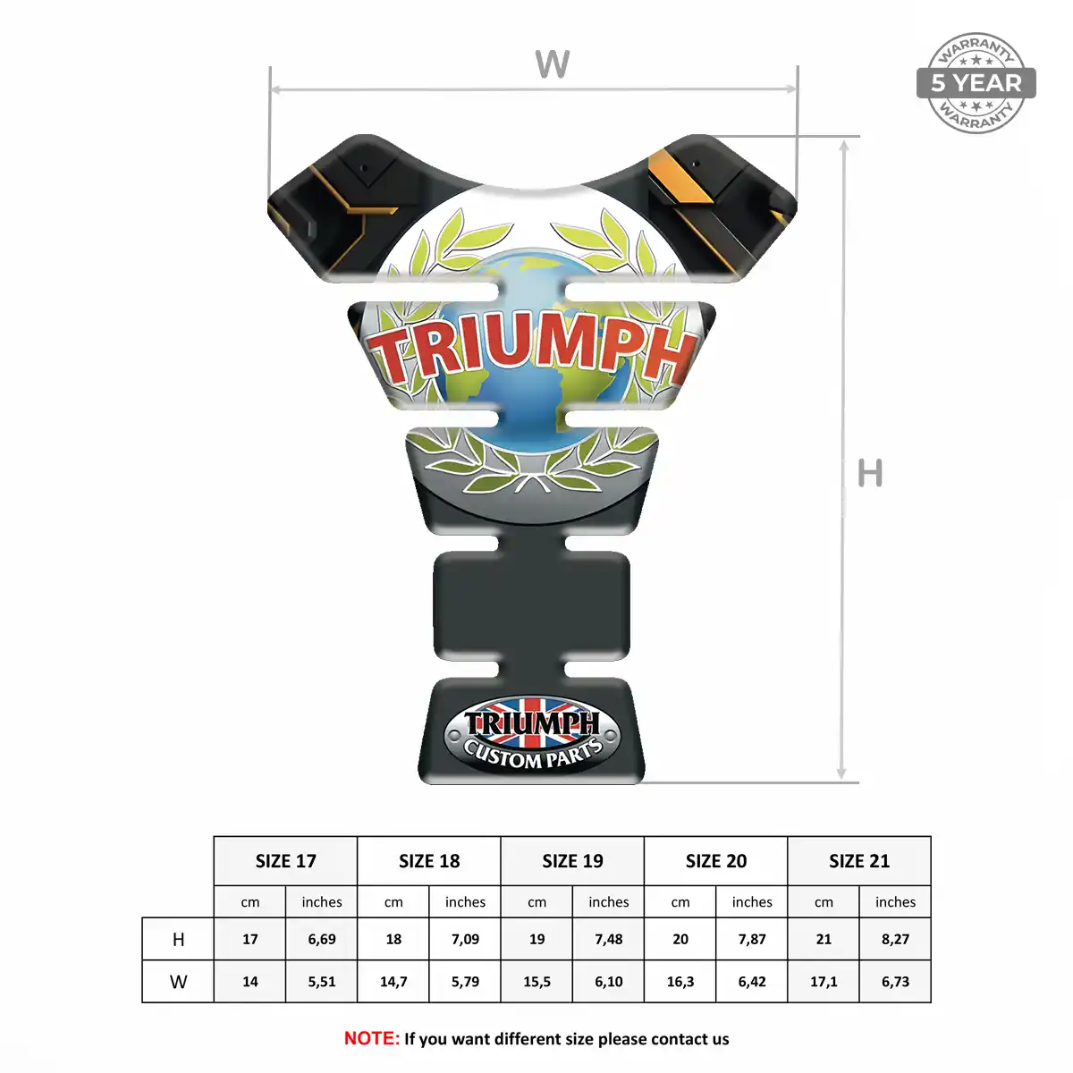 Triumph Tank Pad Signature Grade