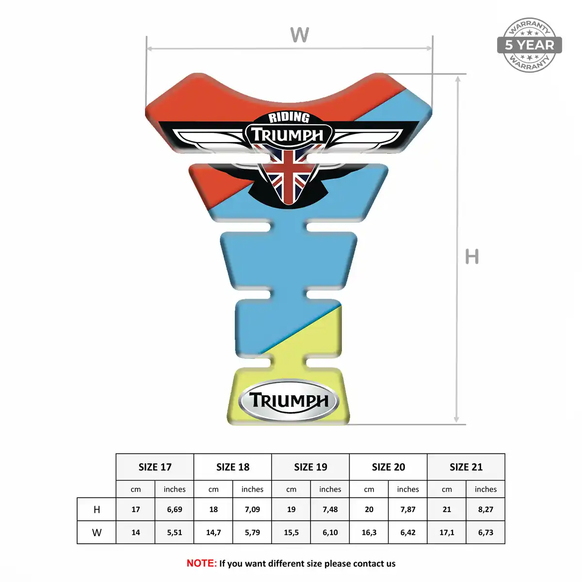 Triumph Tank Pad Superior Craft