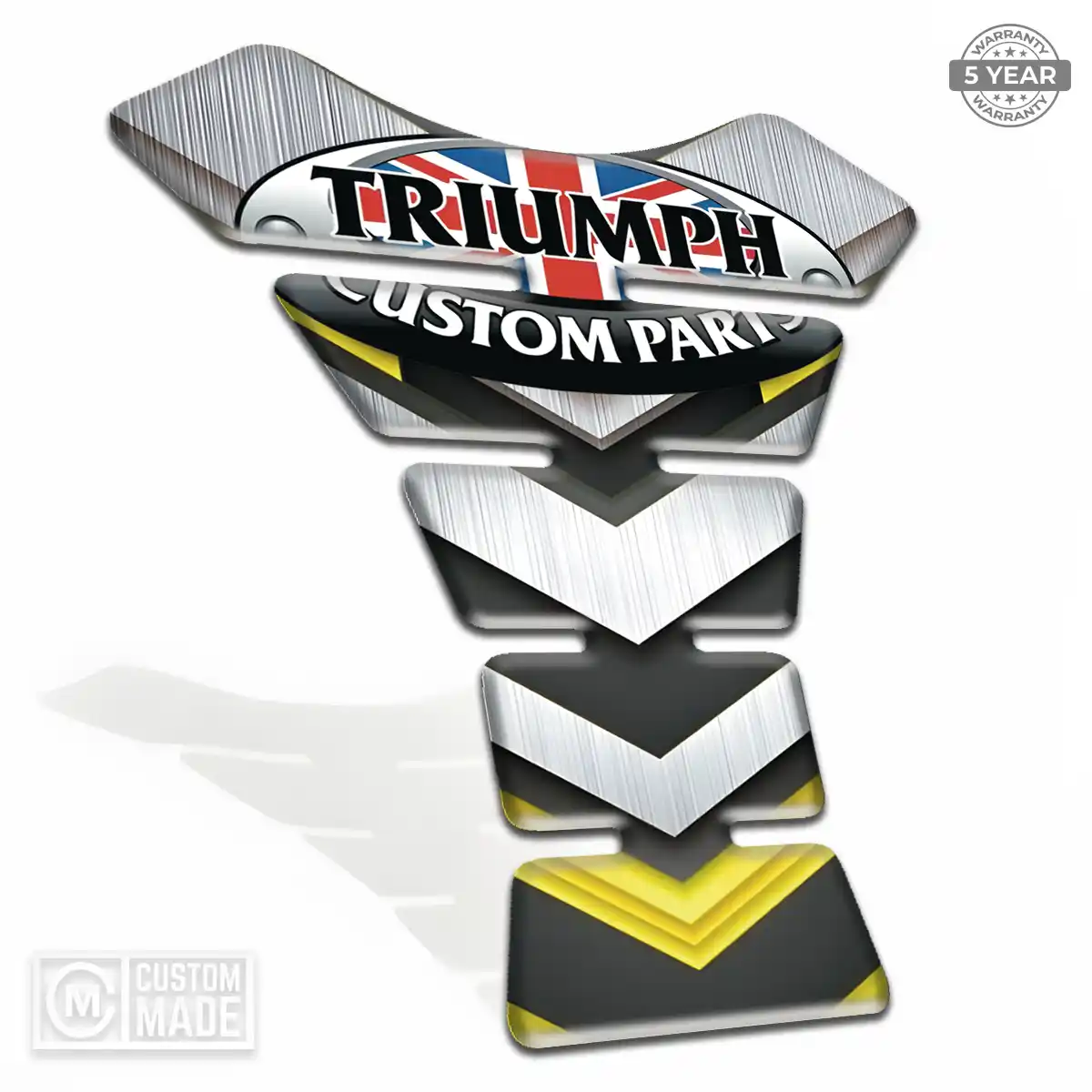 Triumph Tank Pads Fuse Elite Finish