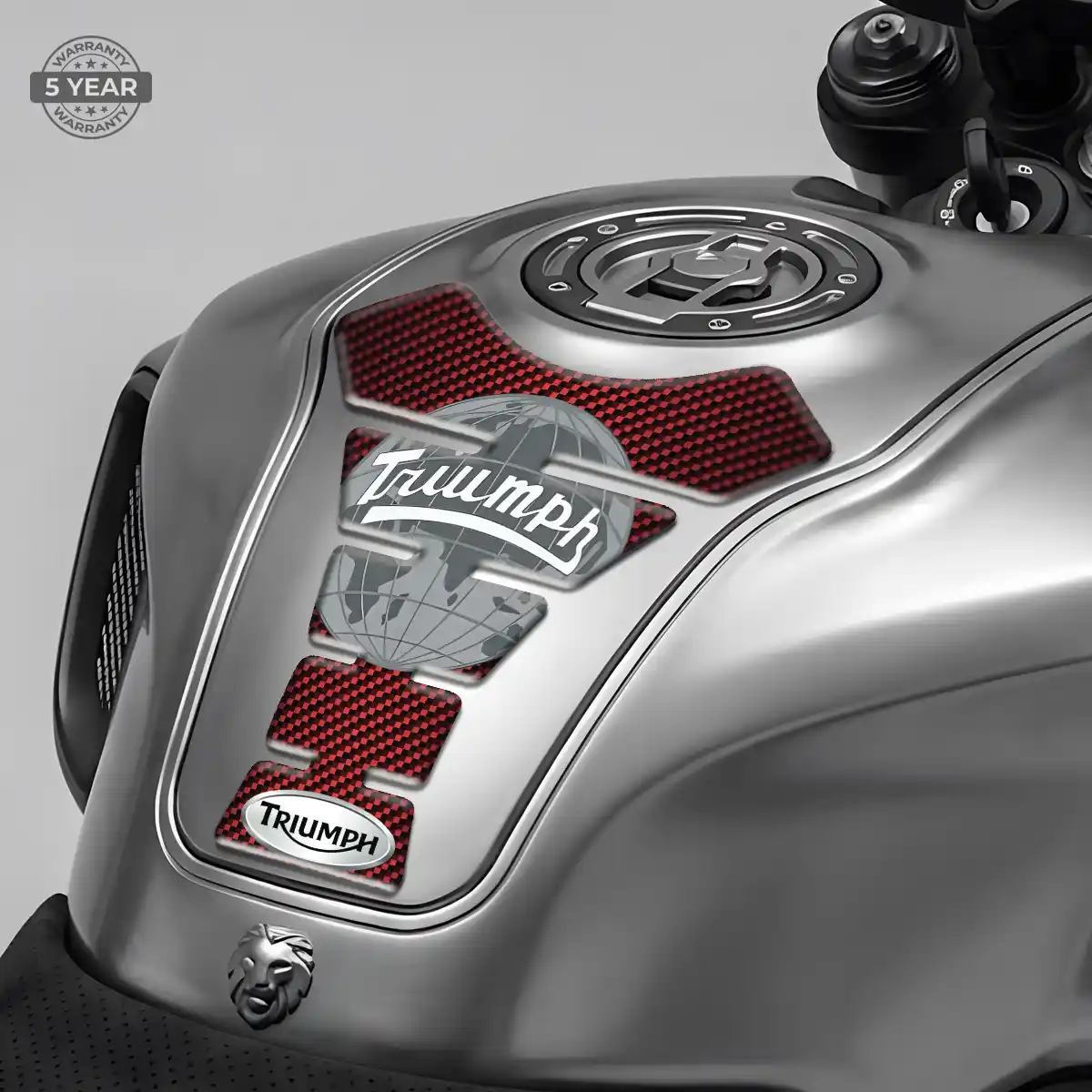 Triumph Tank Pads Fuse Motorbike Sleek Style