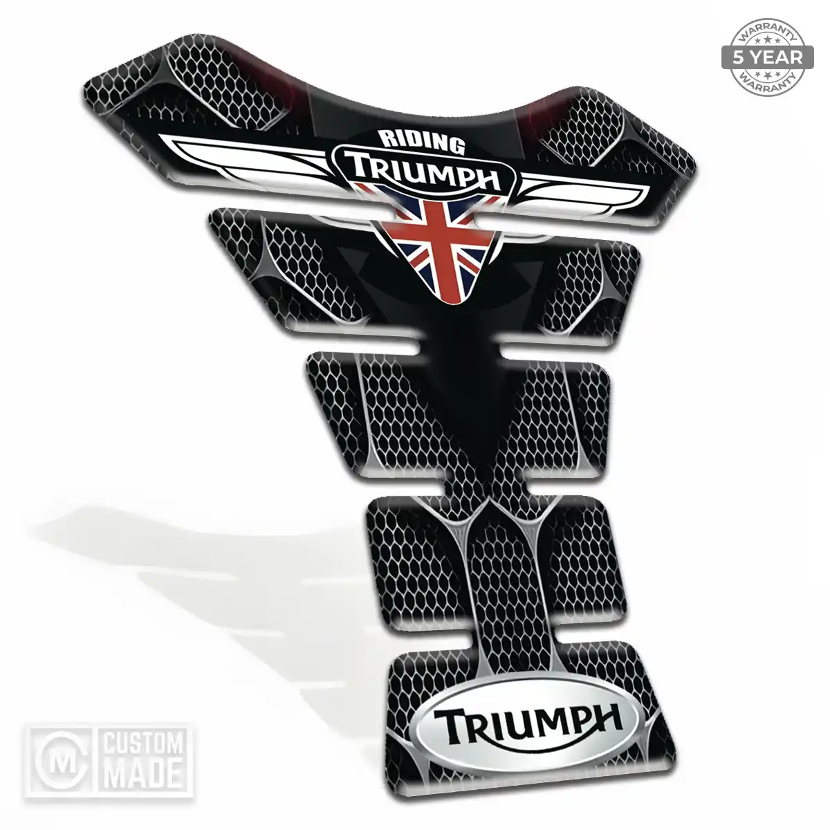 Triumph Tank Pads Fuse Motorcycle Exclusive Series