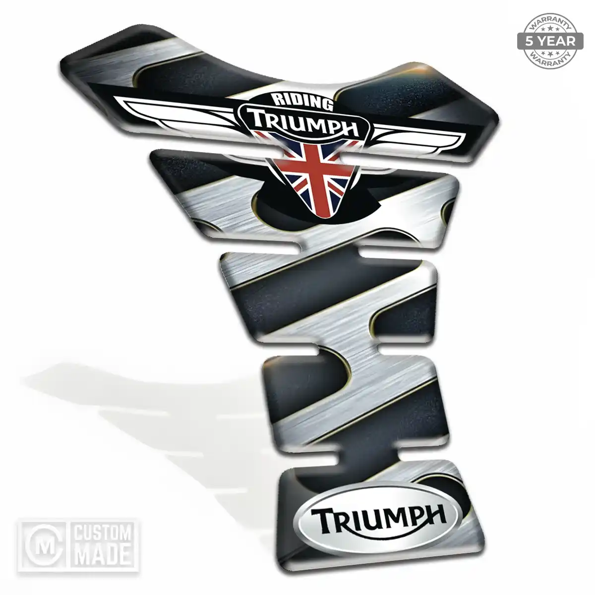 Triumph Tank Pads Fuse Motorcycle Refined Design