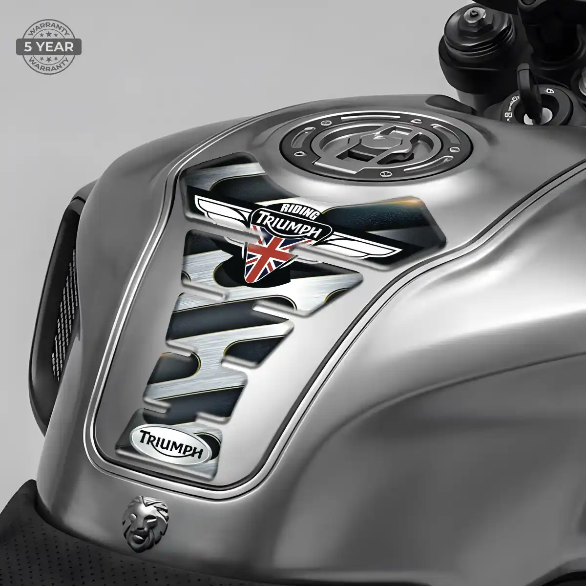 Triumph Tank Pads Fuse Motorcycle Refined Design