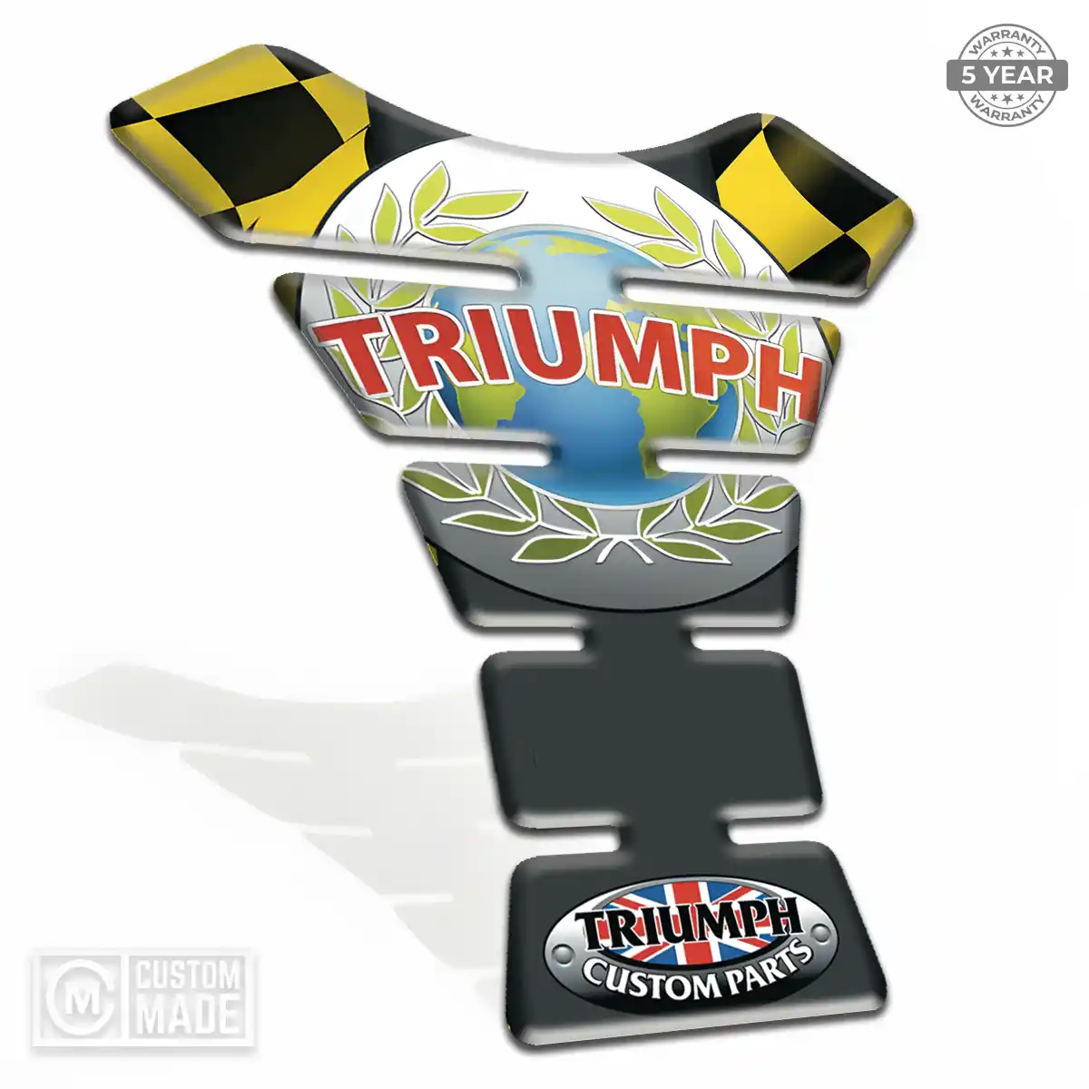 Triumph Tank Pads Fuse Motorcycle Signature Grade