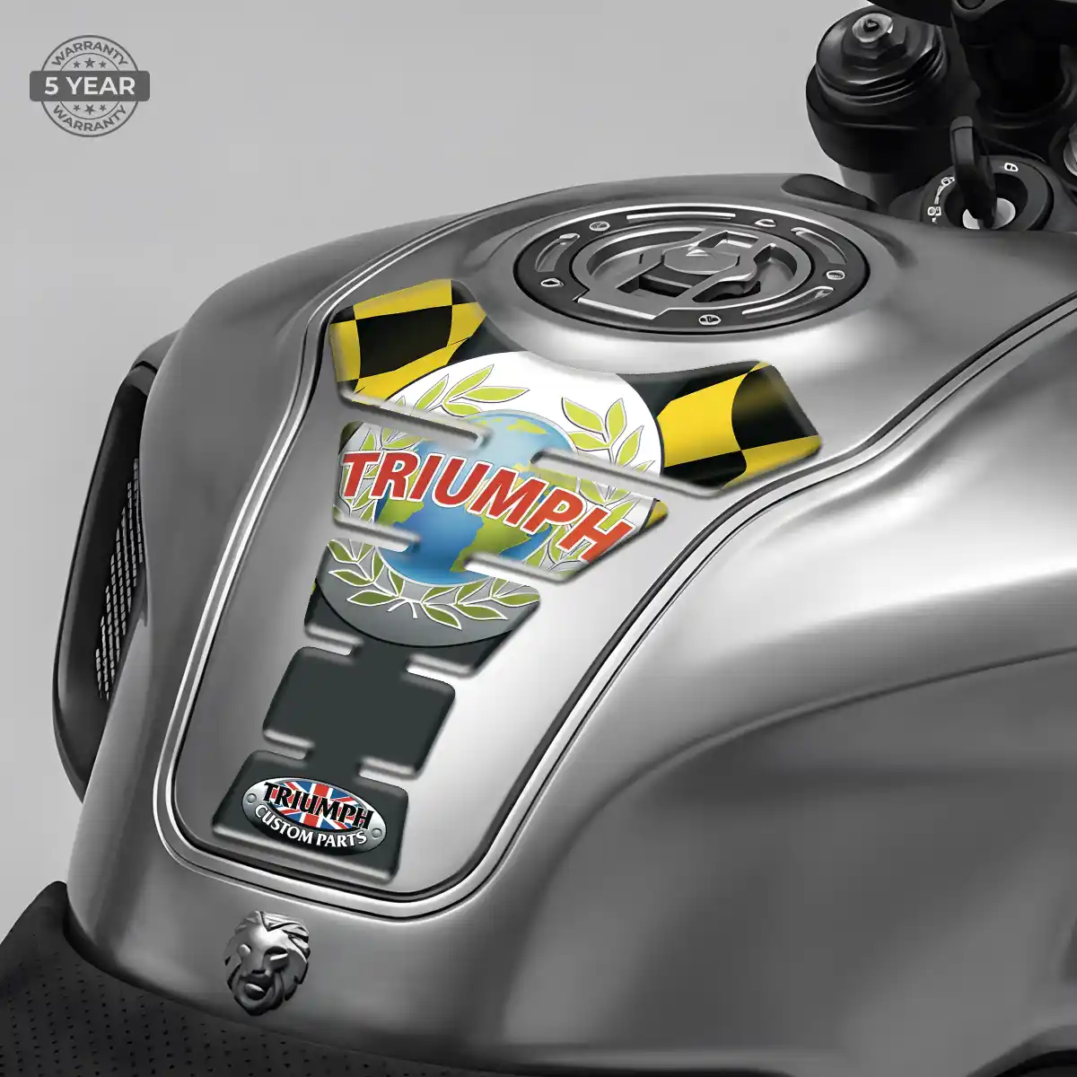 Triumph Tank Pads Fuse Motorcycle Signature Grade