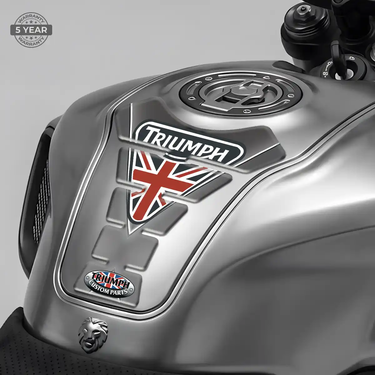 Triumph Tank Pads Fuse Motorcycle Sleek Style