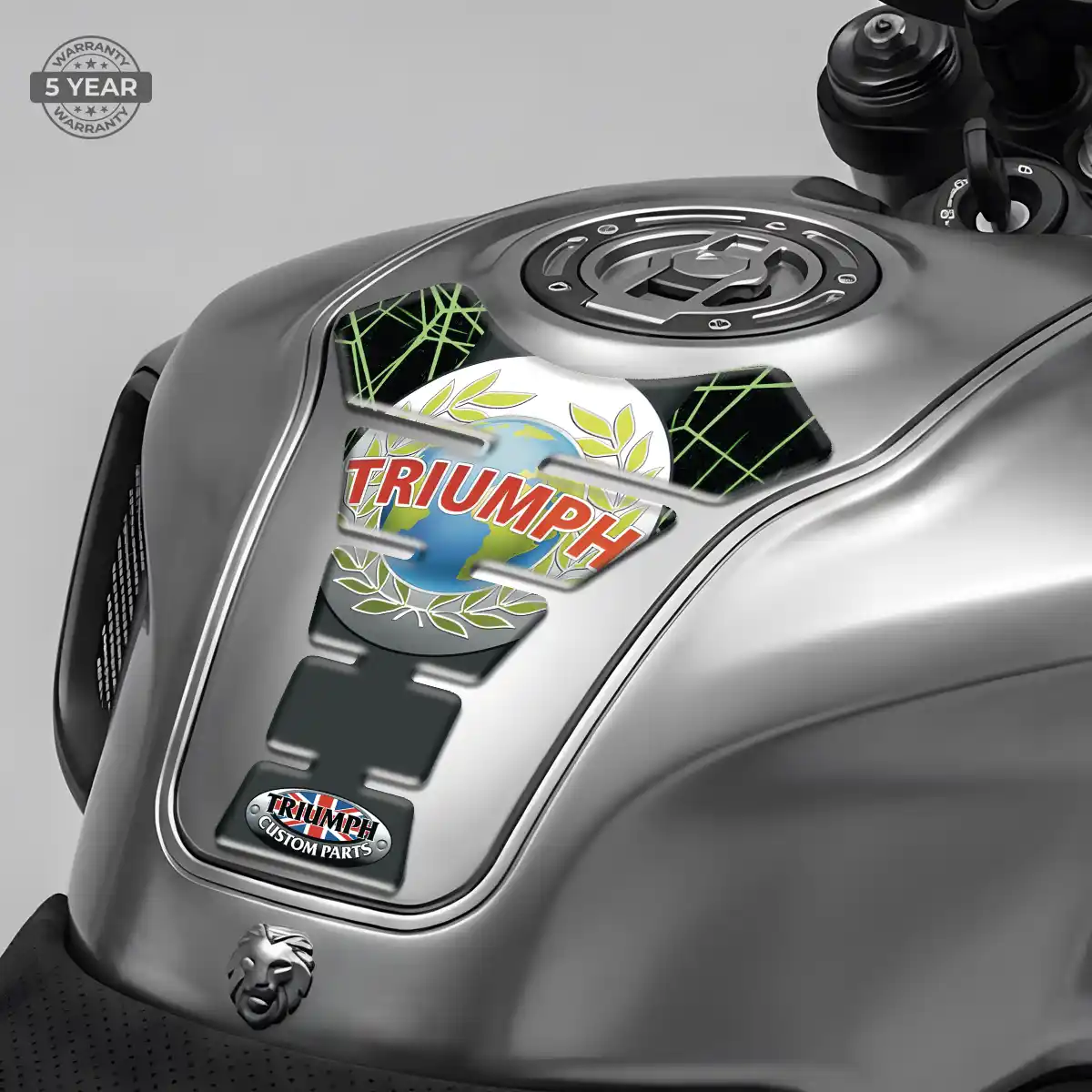 Triumph Tank Pads Fuse Refined Design