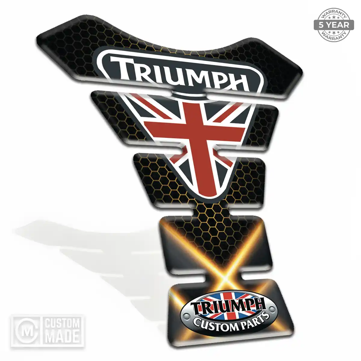 Triumph Tank Pads Fuse Sleek Style