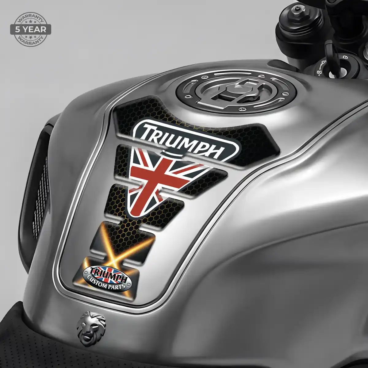 Triumph Tank Pads Fuse Sleek Style