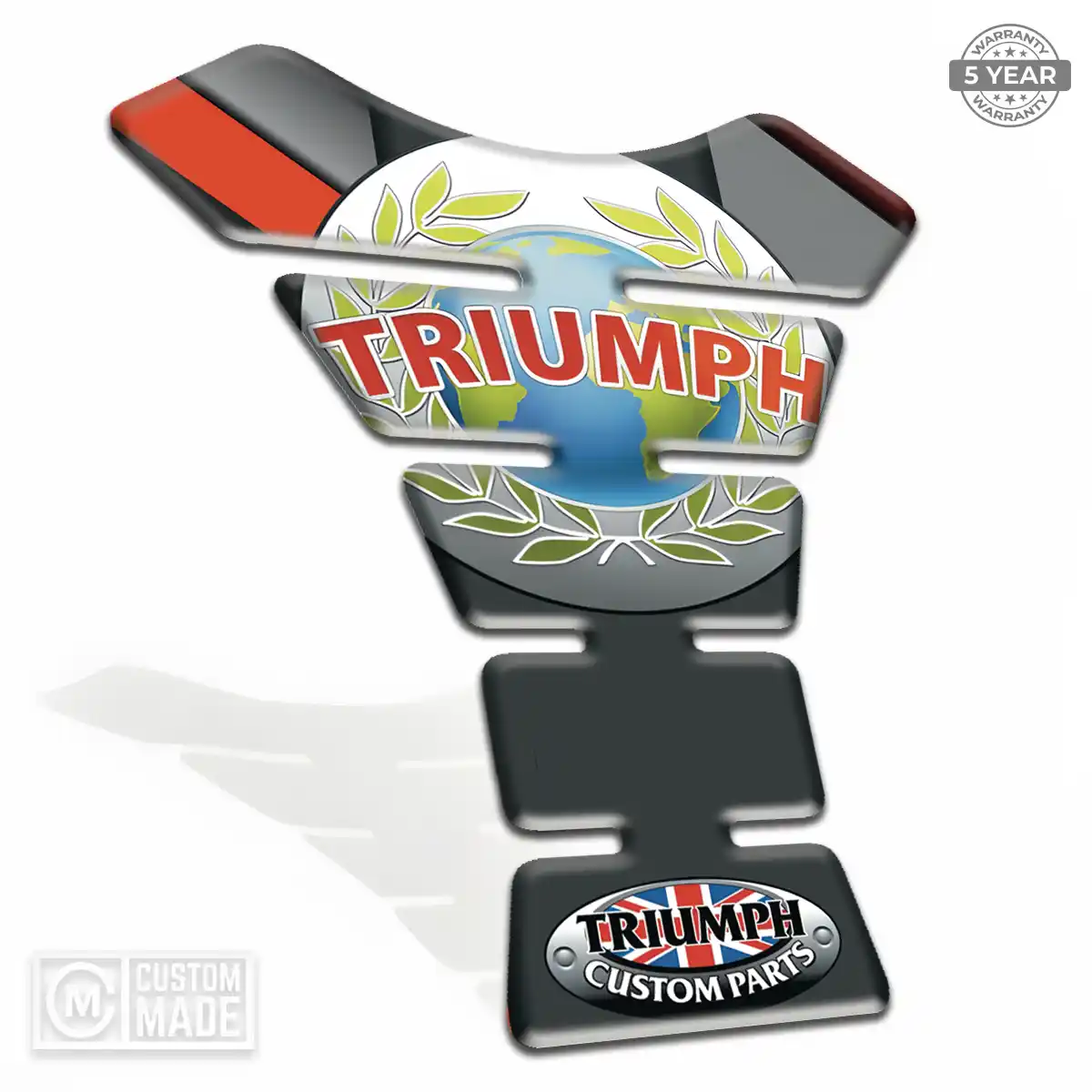 Triumph Tank Pads Guards Motorcycle Sleek Style