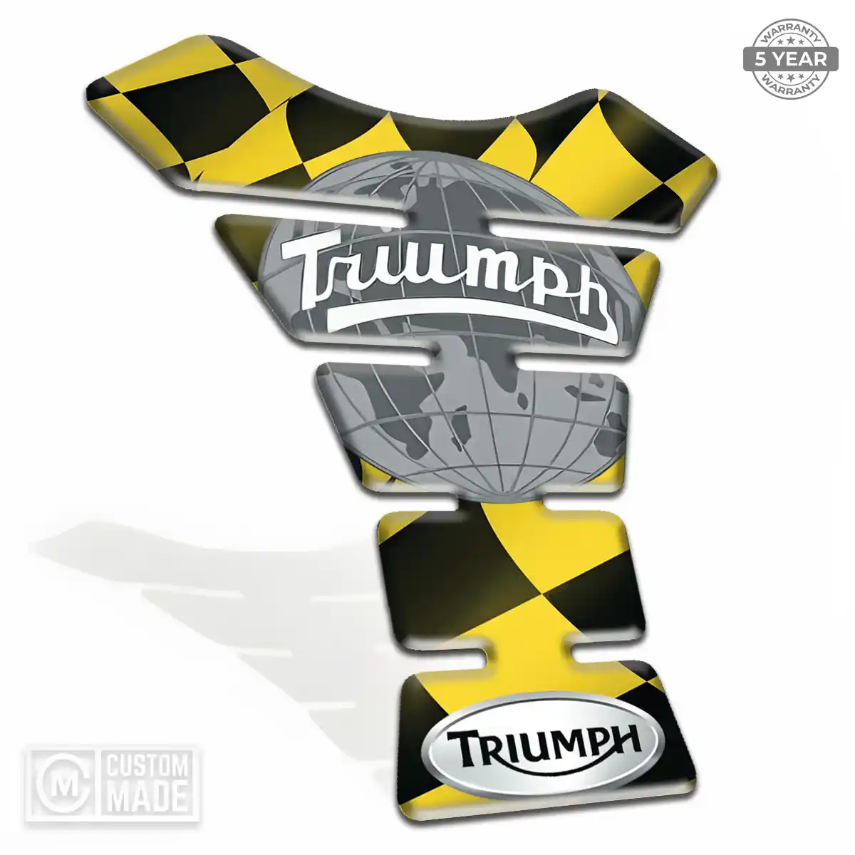Triumph Tank Pads Motorbike Refined Design