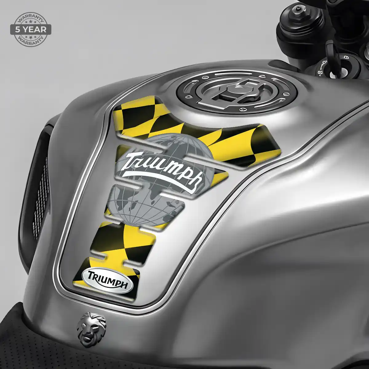 Triumph Tank Pads Motorbike Refined Design