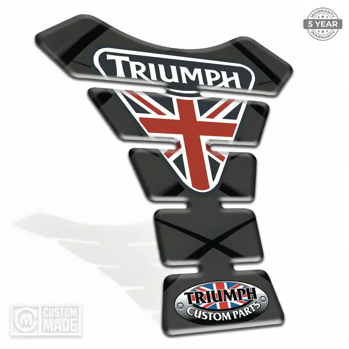 Triumph Tank Pads Motorcycle Refined Design