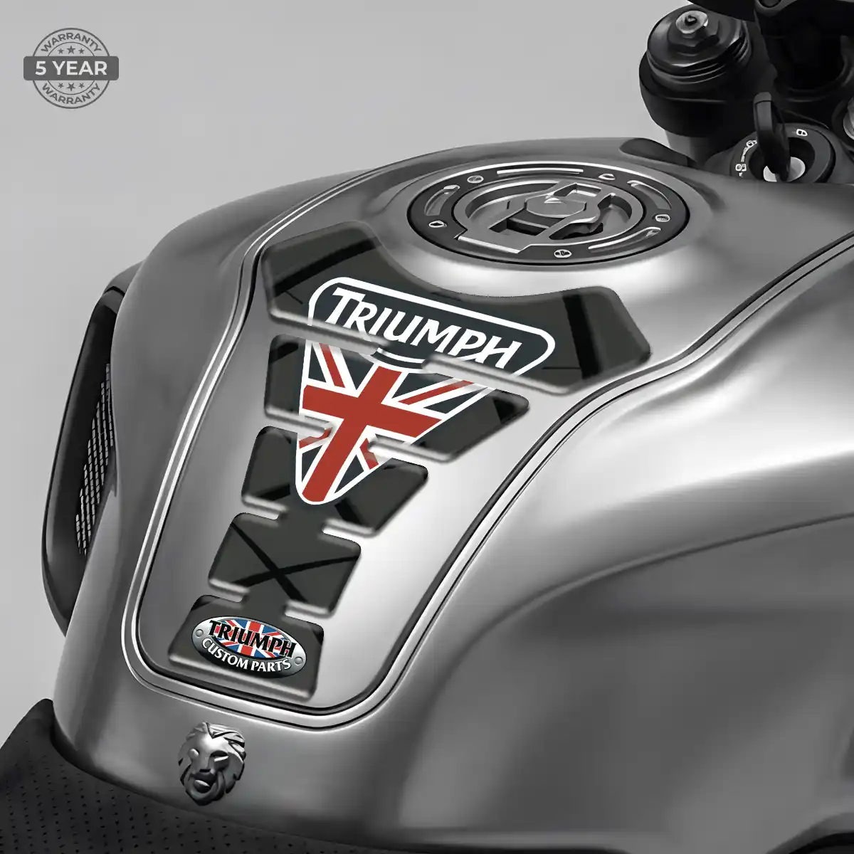 Triumph Tank Pads Motorcycle Refined Design