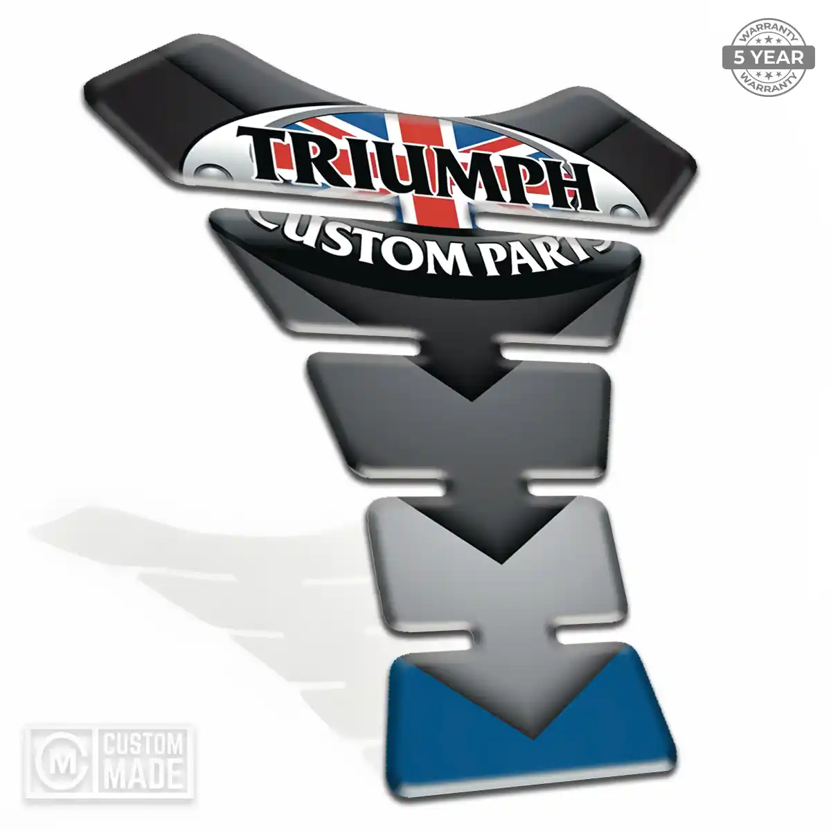Triumph Tank Pads Protector Elite Finish