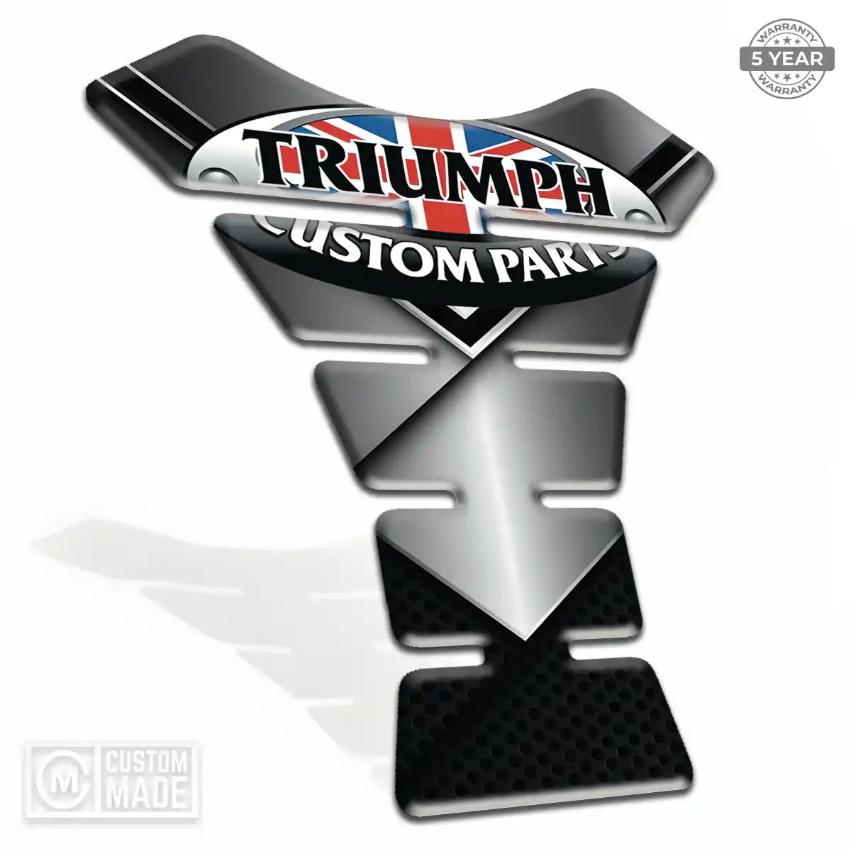 Triumph Tank Pads Protector Motorbike Elite Finish