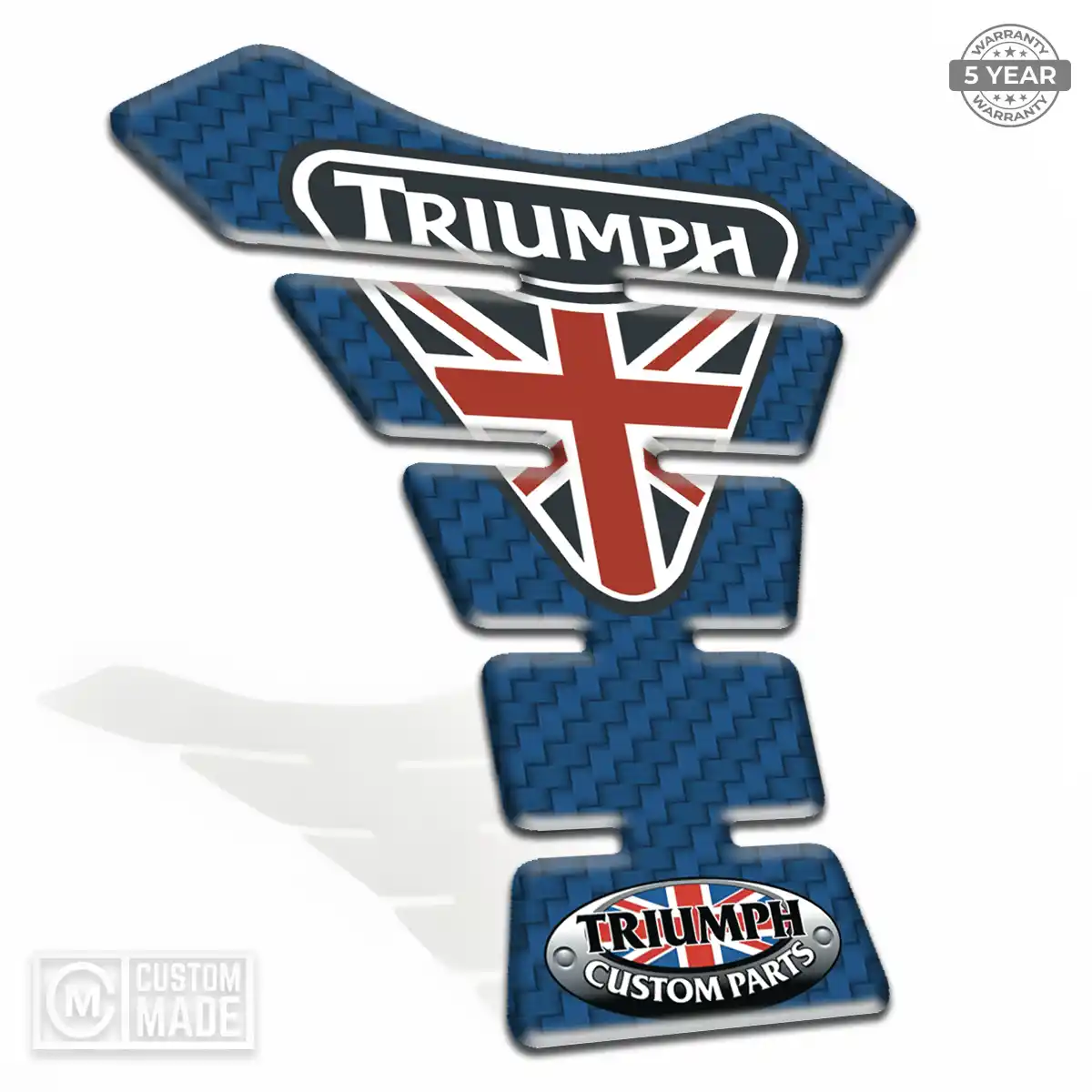Triumph Tank Pads Protector Motorcycle Deluxe Edition