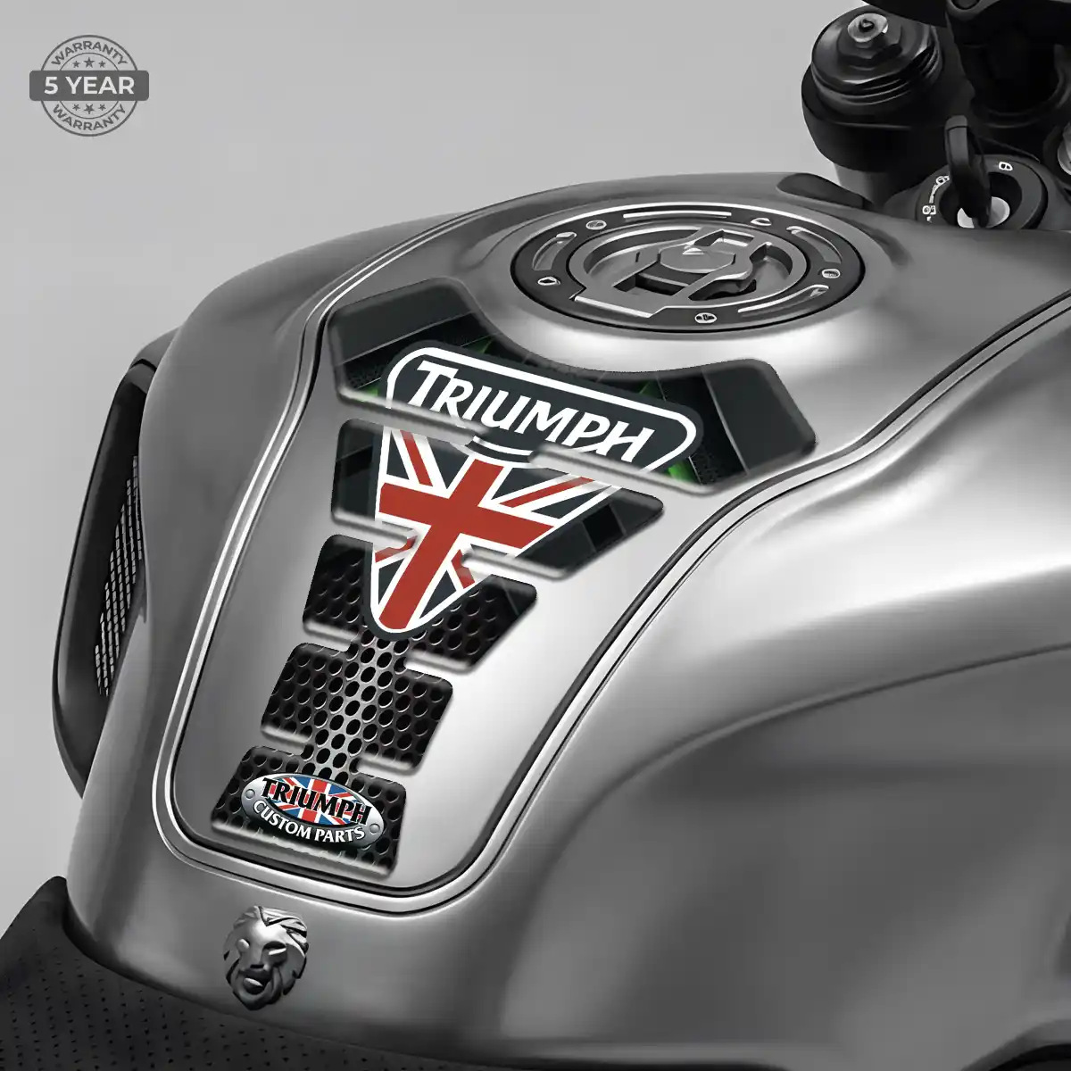 Triumph Tank Pads Protector Motorcycle Elite Finish