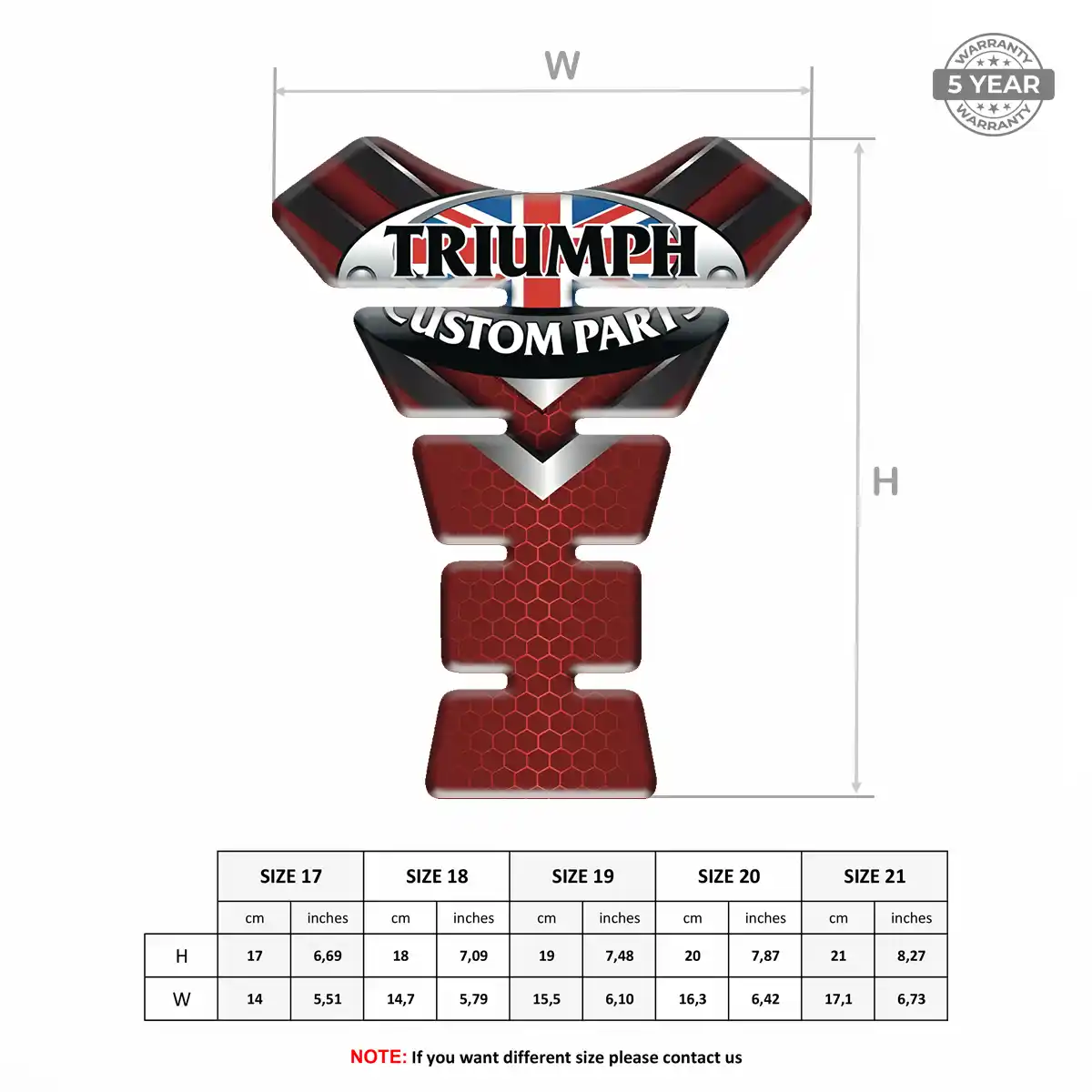 Triumph Tank Pads Superior Craft