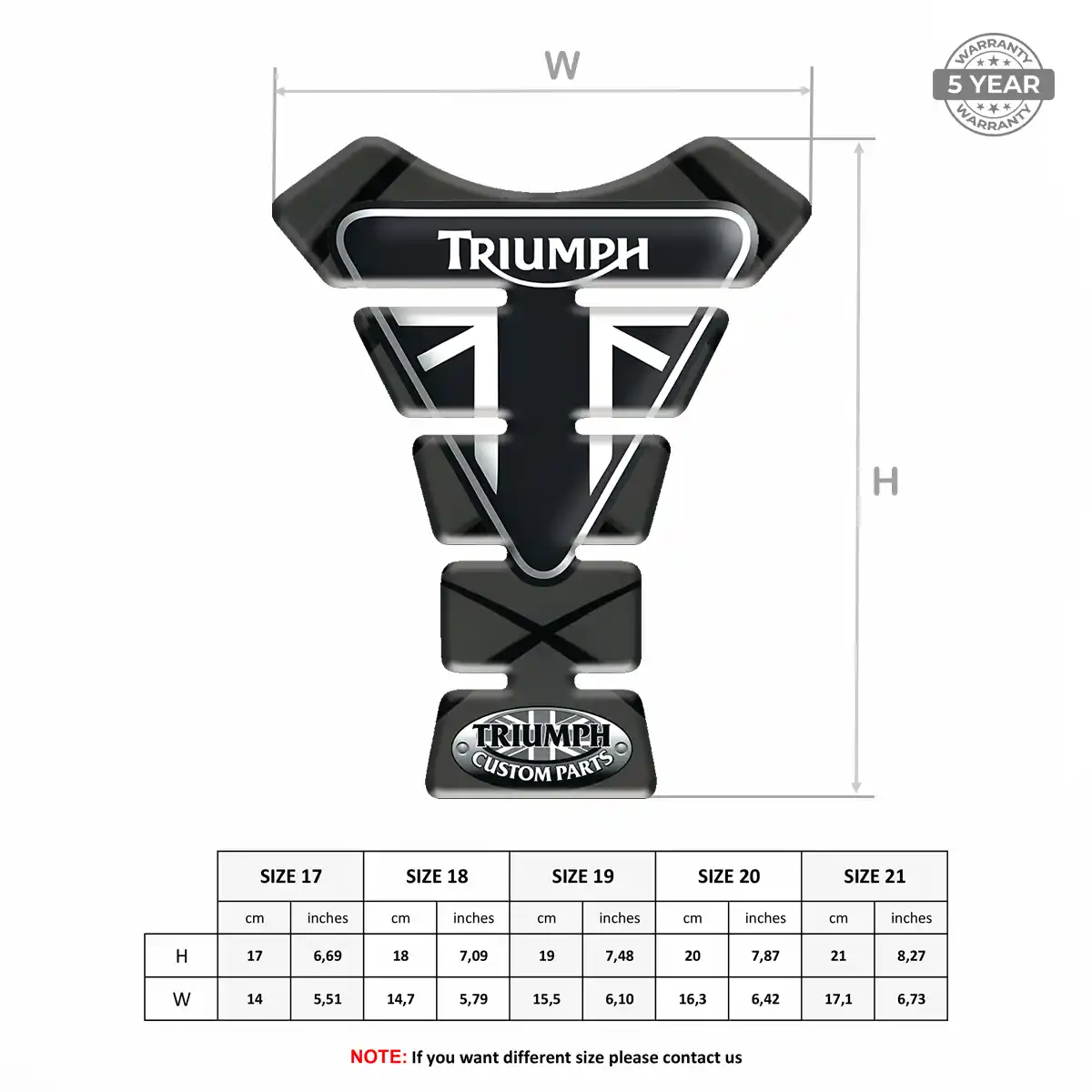 Triumph Tank Protector Fuse Prime Quality