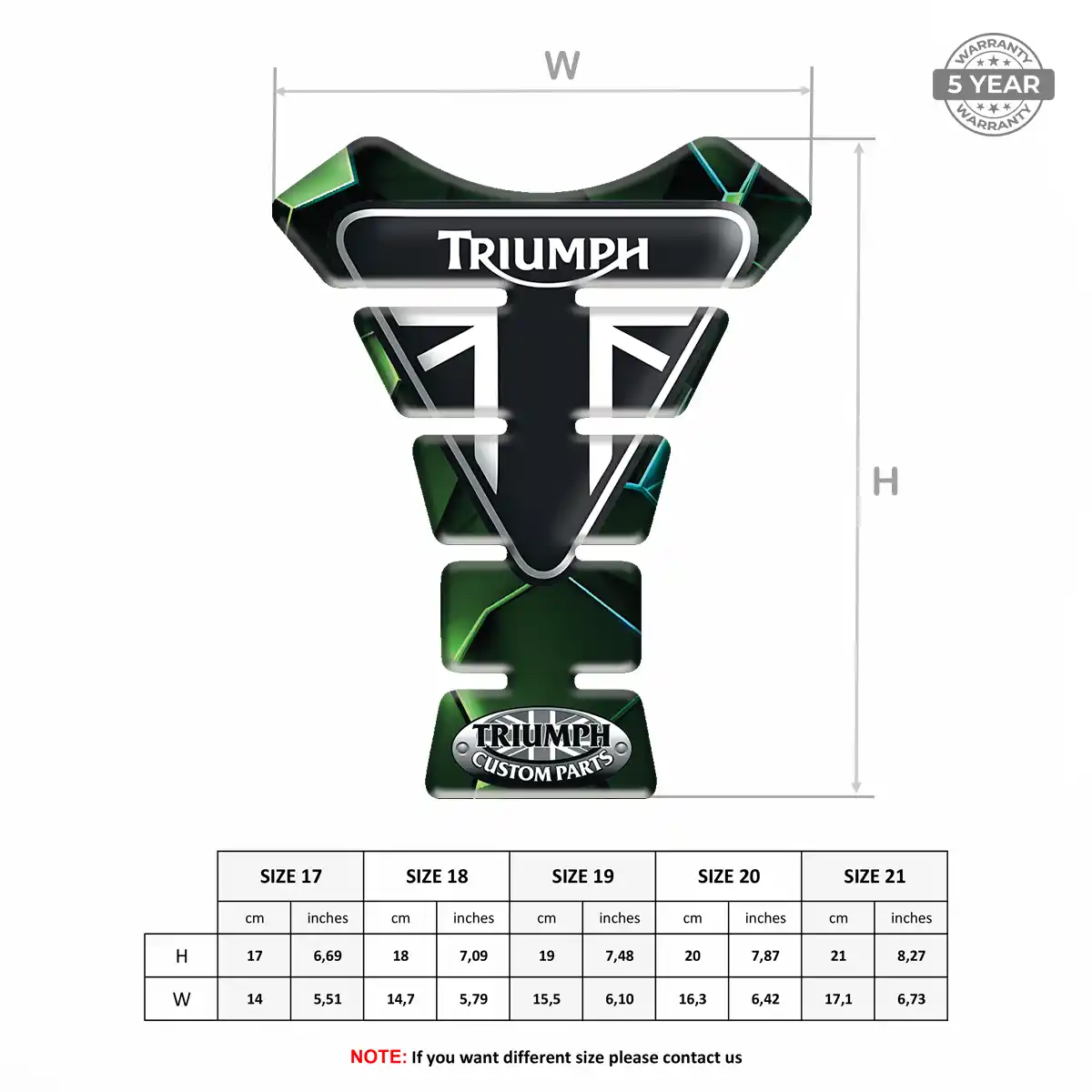 Triumph Tank Protector Fuse Sleek Style