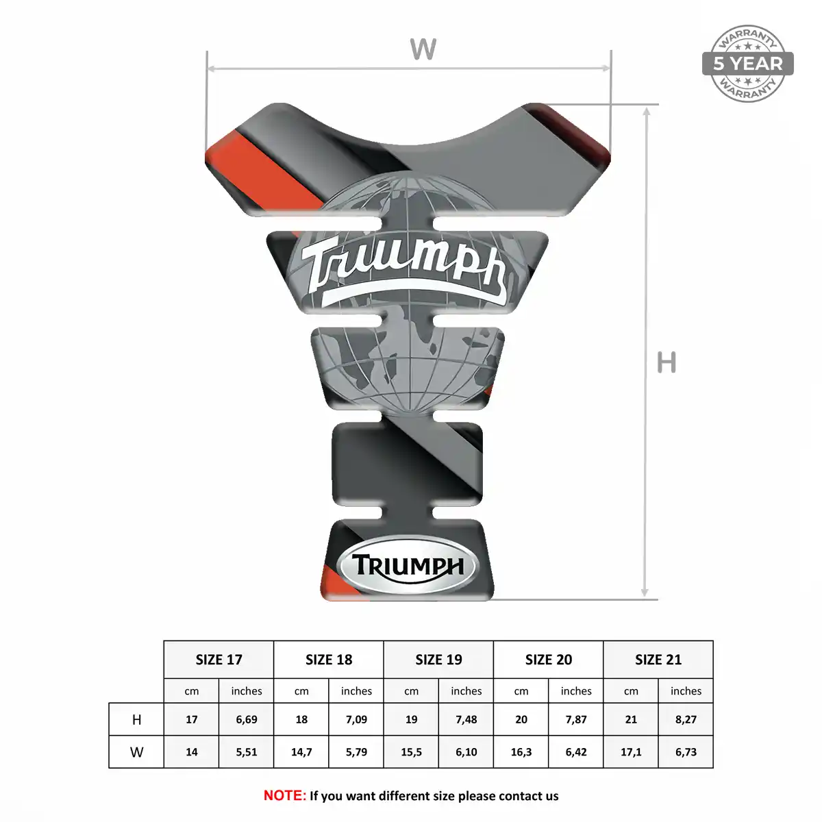 Triumph Tank Protector Guard Exclusive Series