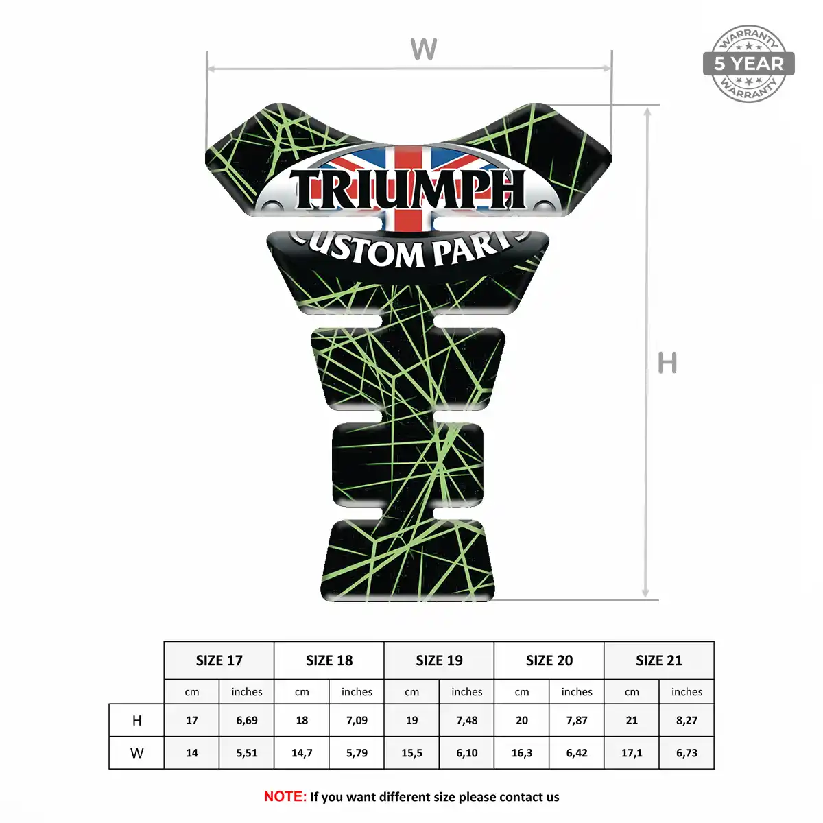 Triumph Tank Protector Guard Refined Design