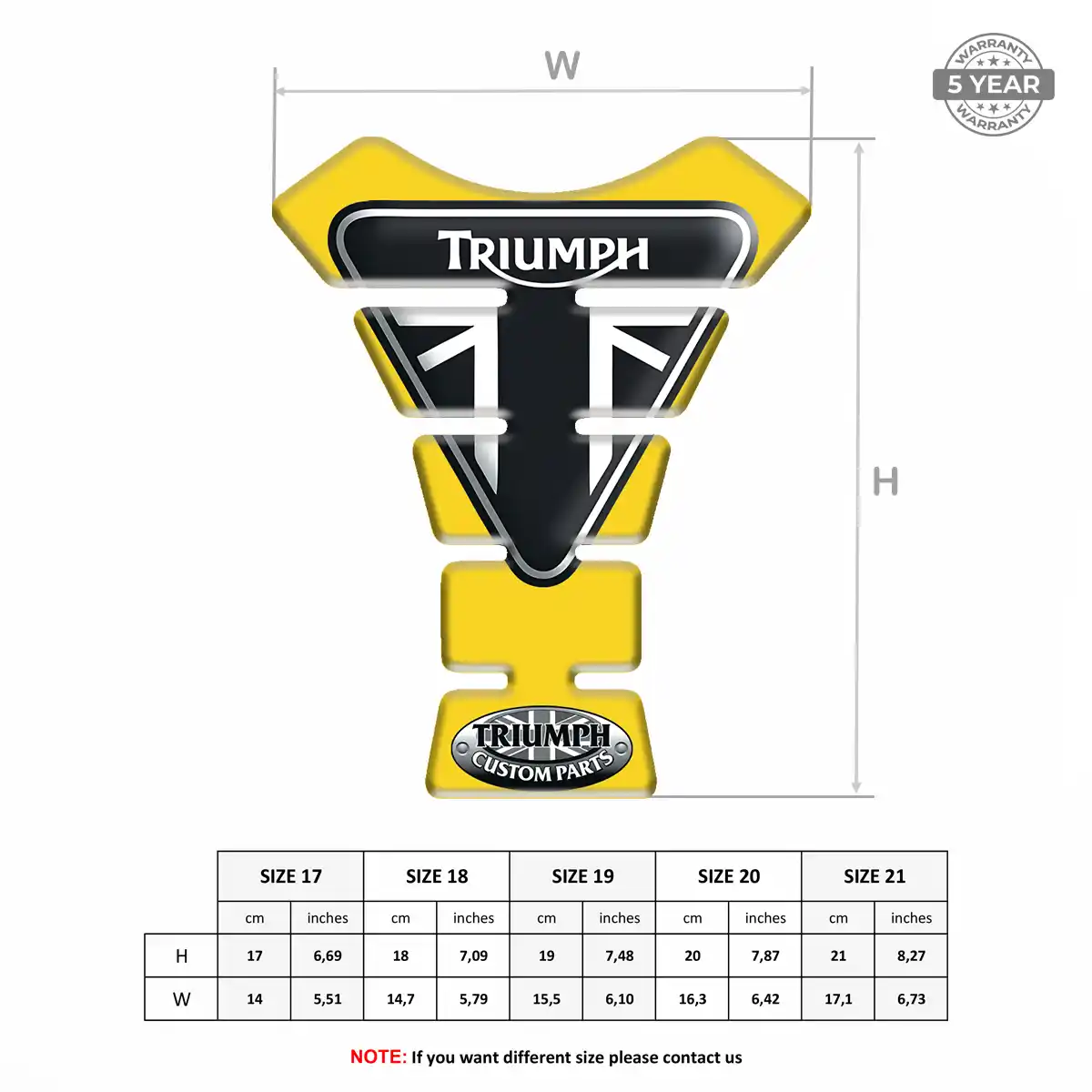 Triumph Tank Protector Guards Prime Quality