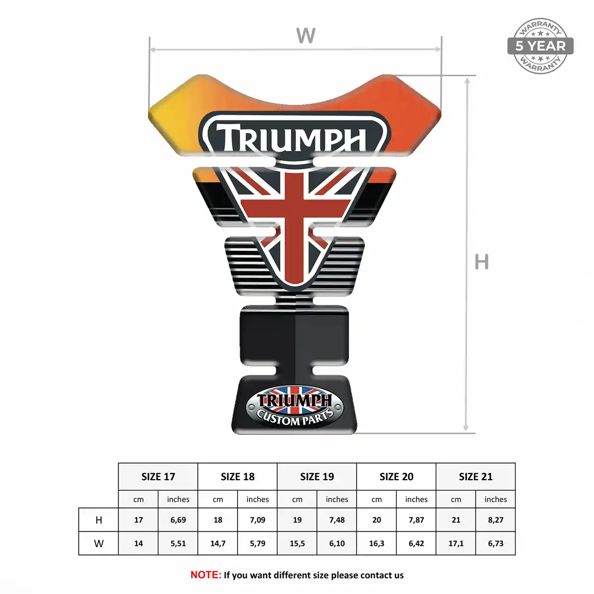 Triumph Tank Protector Guards Signature Grade