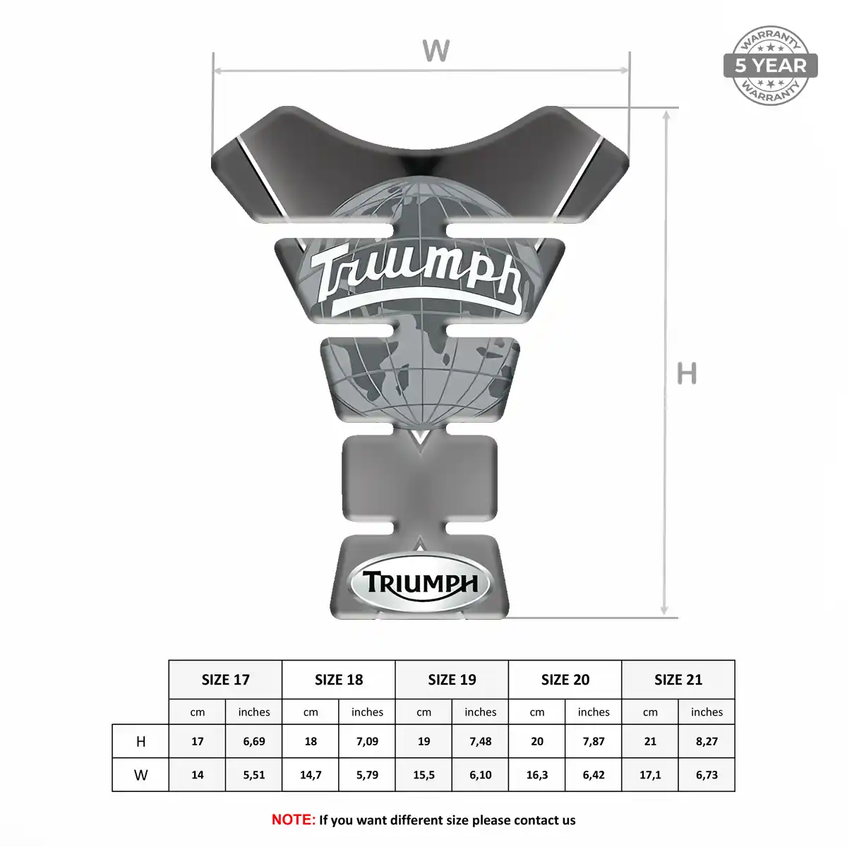 Triumph Tank Protector Motorbike Elite Edition
