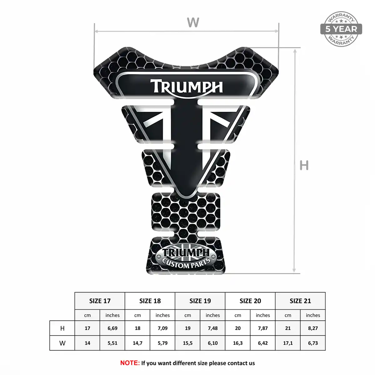 Triumph Tank Protector Motorcycle Exclusive Series