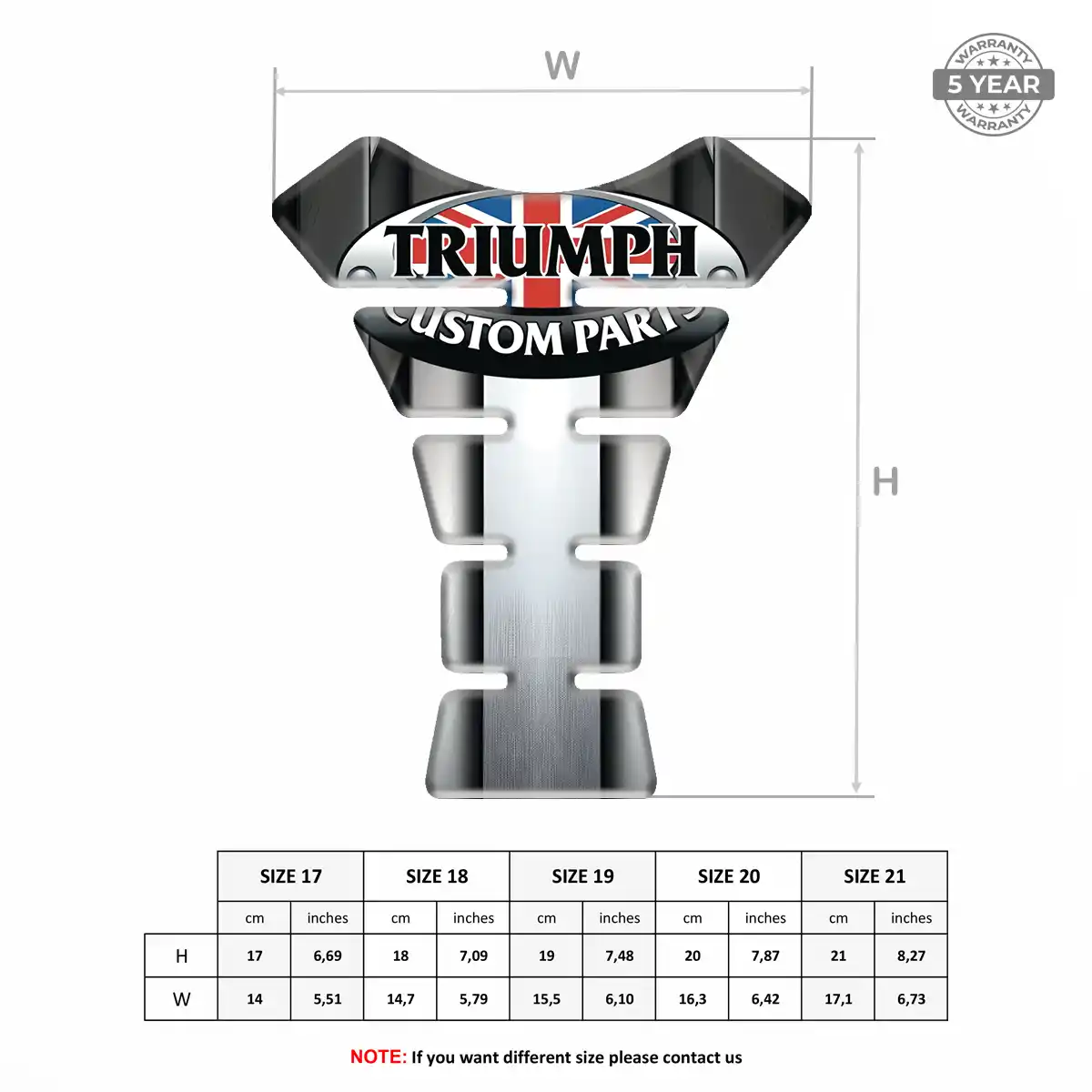 Triumph Tank Protector Pad Deluxe Edition
